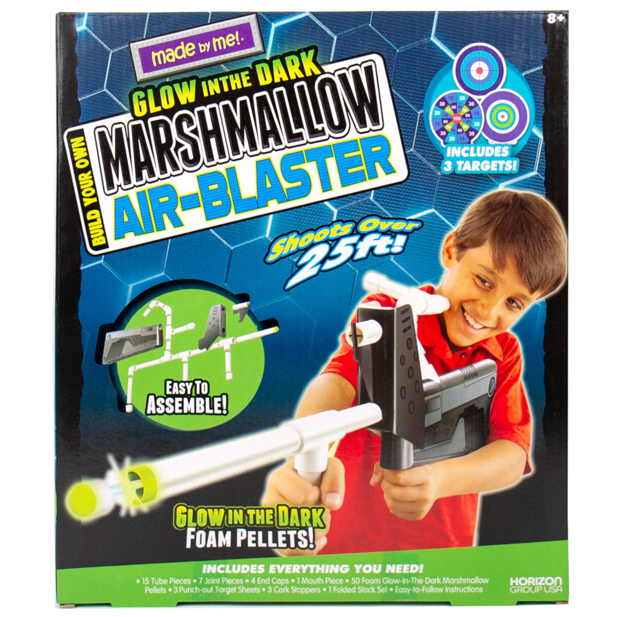 Made By Me Build Your Own Glow in The Dark Marshmallow Air-Blaster Made By Me