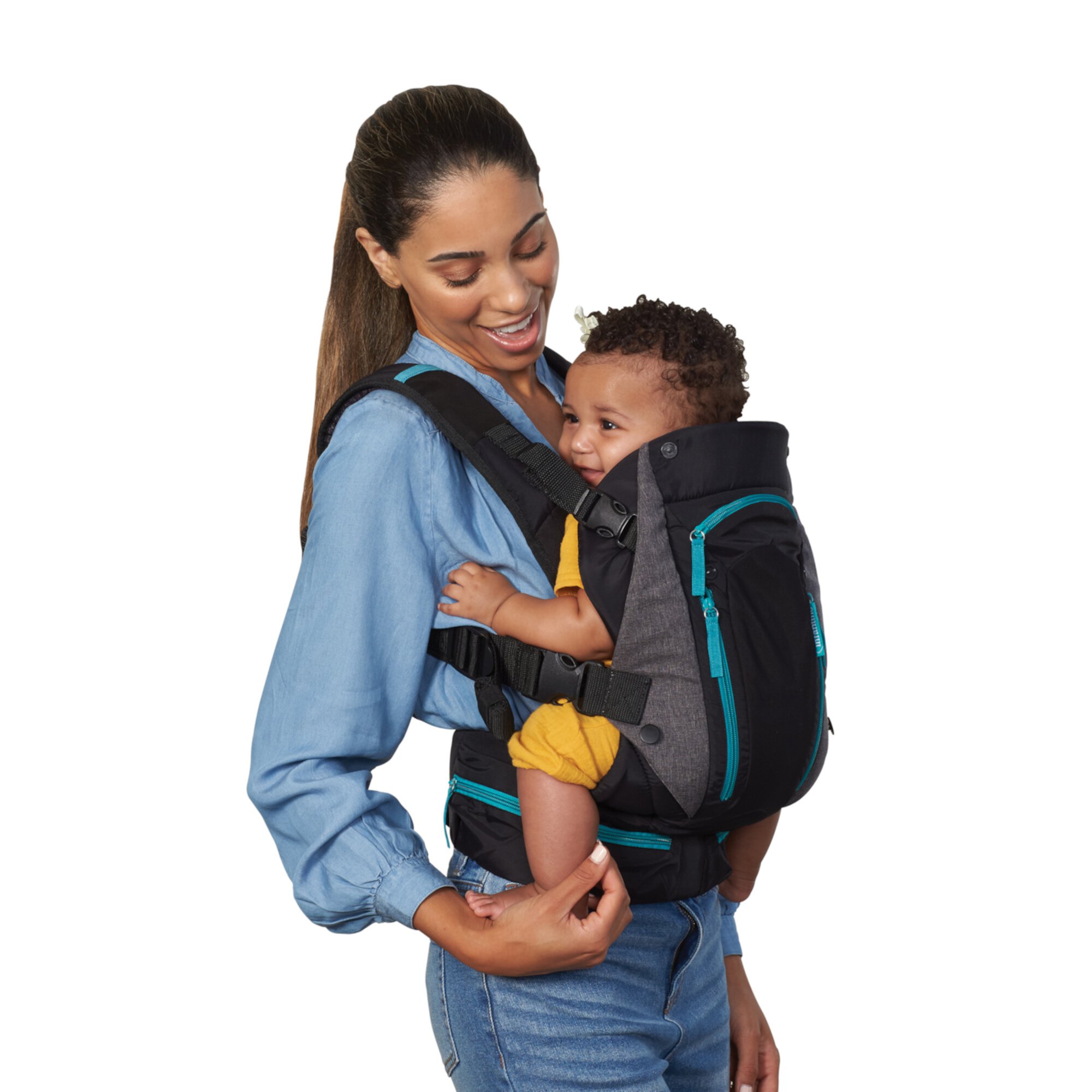 Infantino Carry On Multi-pocket Carrier, Black Visit the Infantino Store