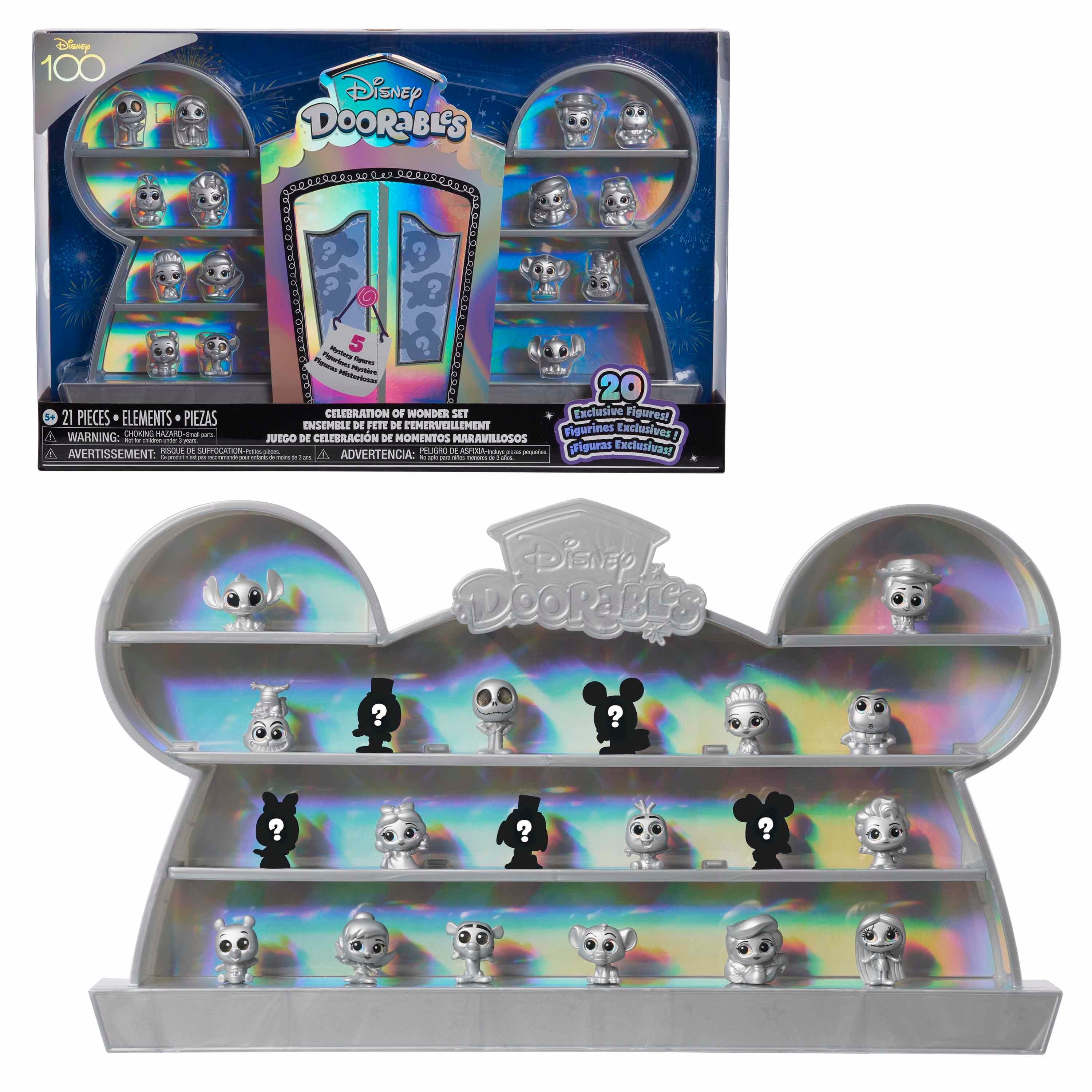 Disney Doorables Disney100 Celebration of Wonder Set, 21-piece Collectible Figure Set, Kids Toys for Ages 5 up Disney Doorables