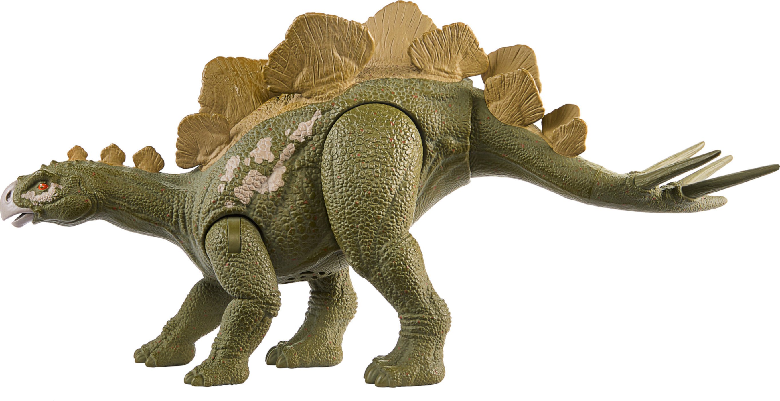 Jurassic World Wild Roar Dinosaur, Hesperosaurus Action Figure Toy with Sound Jurassic World