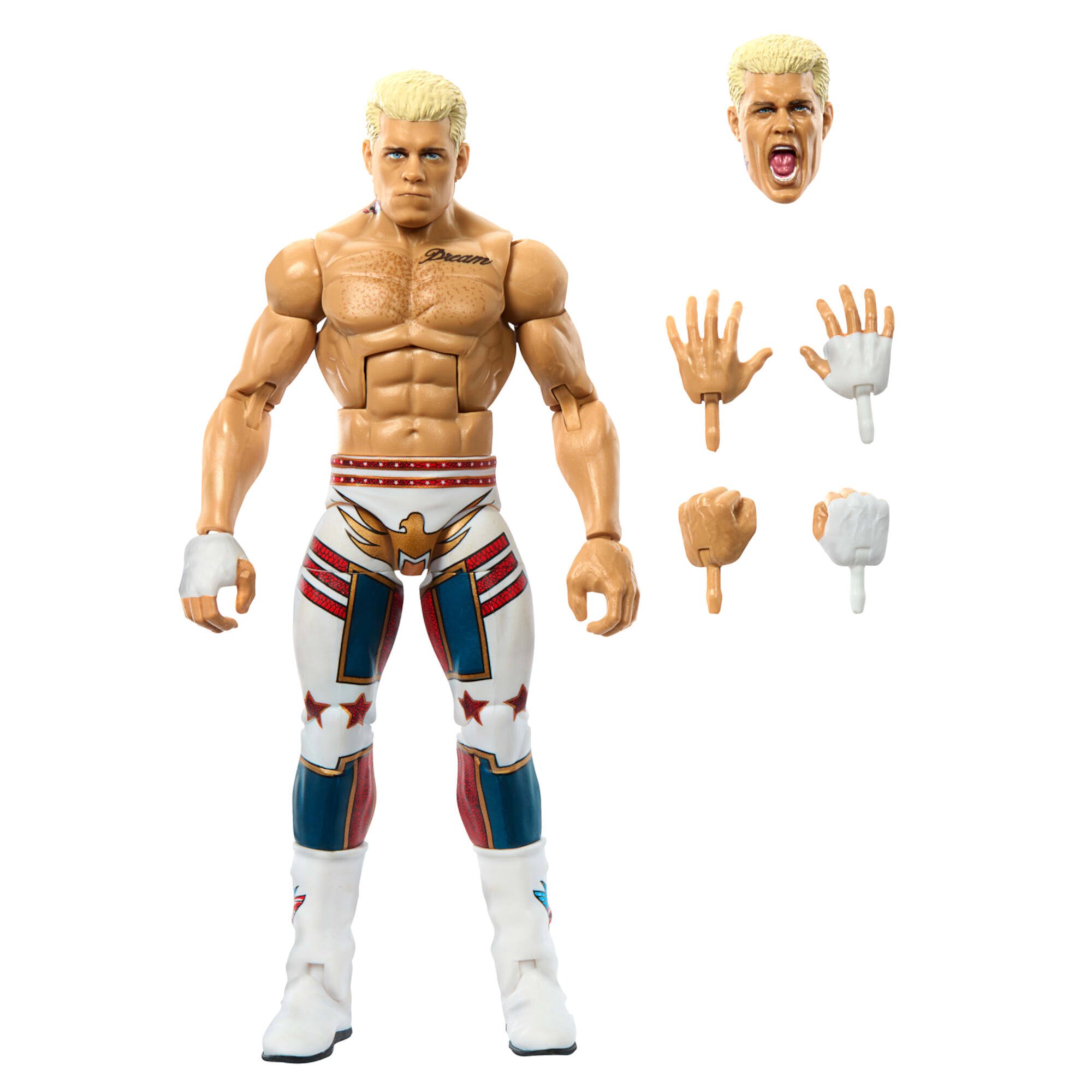 WWE Elite Cody Rhodes Action Figure, 6-inch Collectible Superstar with Articulation & Accessories WWE