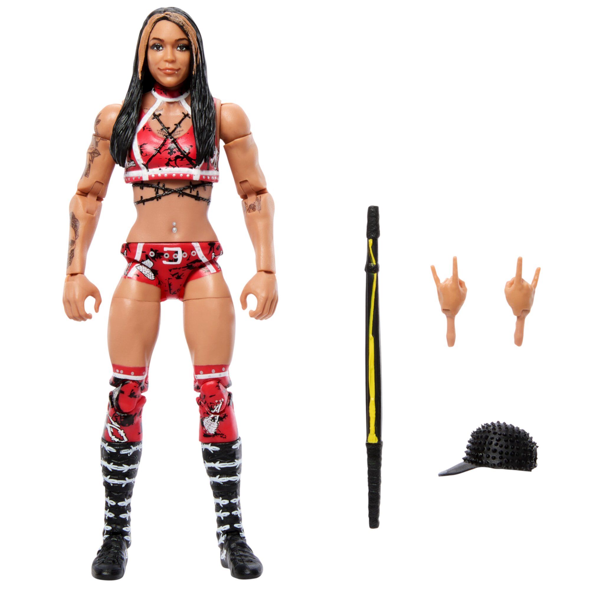 WWE Elite Cora Jade Action Figure, 6-inch Collectible Superstar with Articulation & Accessories WWE