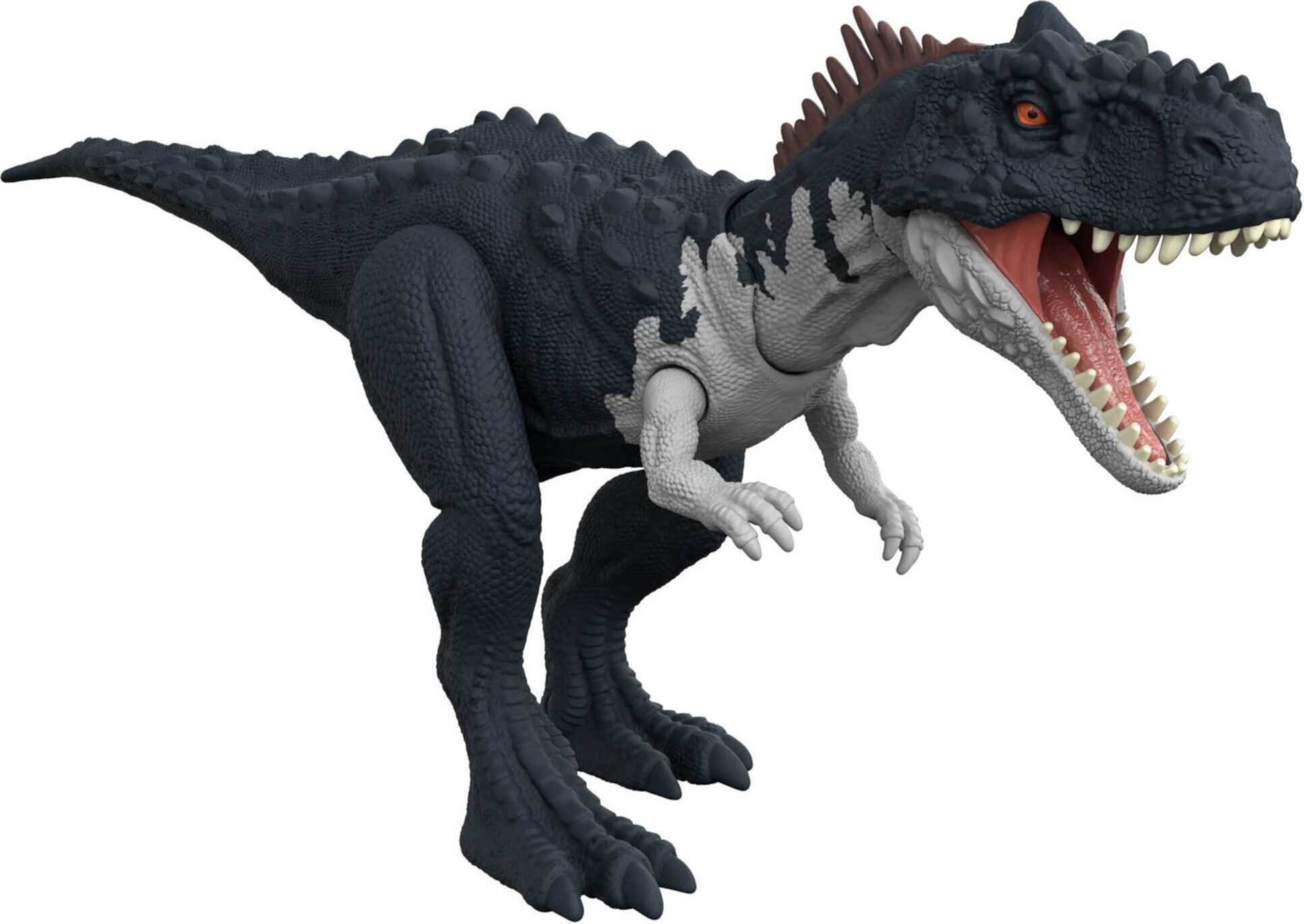 Jurassic World Dominion Roar Strikers Rajasaurus Dinosaur Action Figure Toy, Attack & Sound Jurassic World