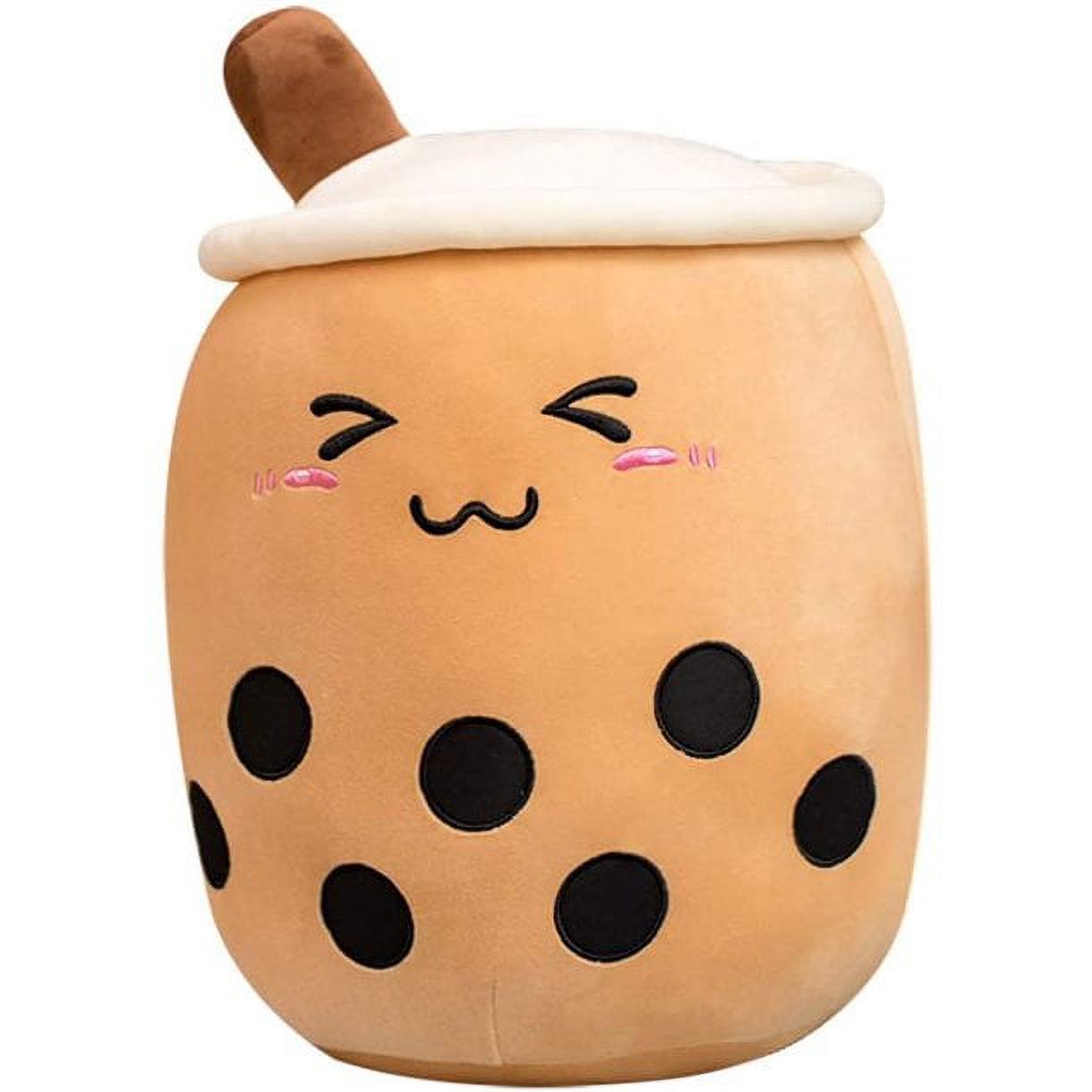 Boba Plush Stuffed Bubble Tea Plushie Cartoon Milk Tea Cup Squishy Pillow ZHANGHENG