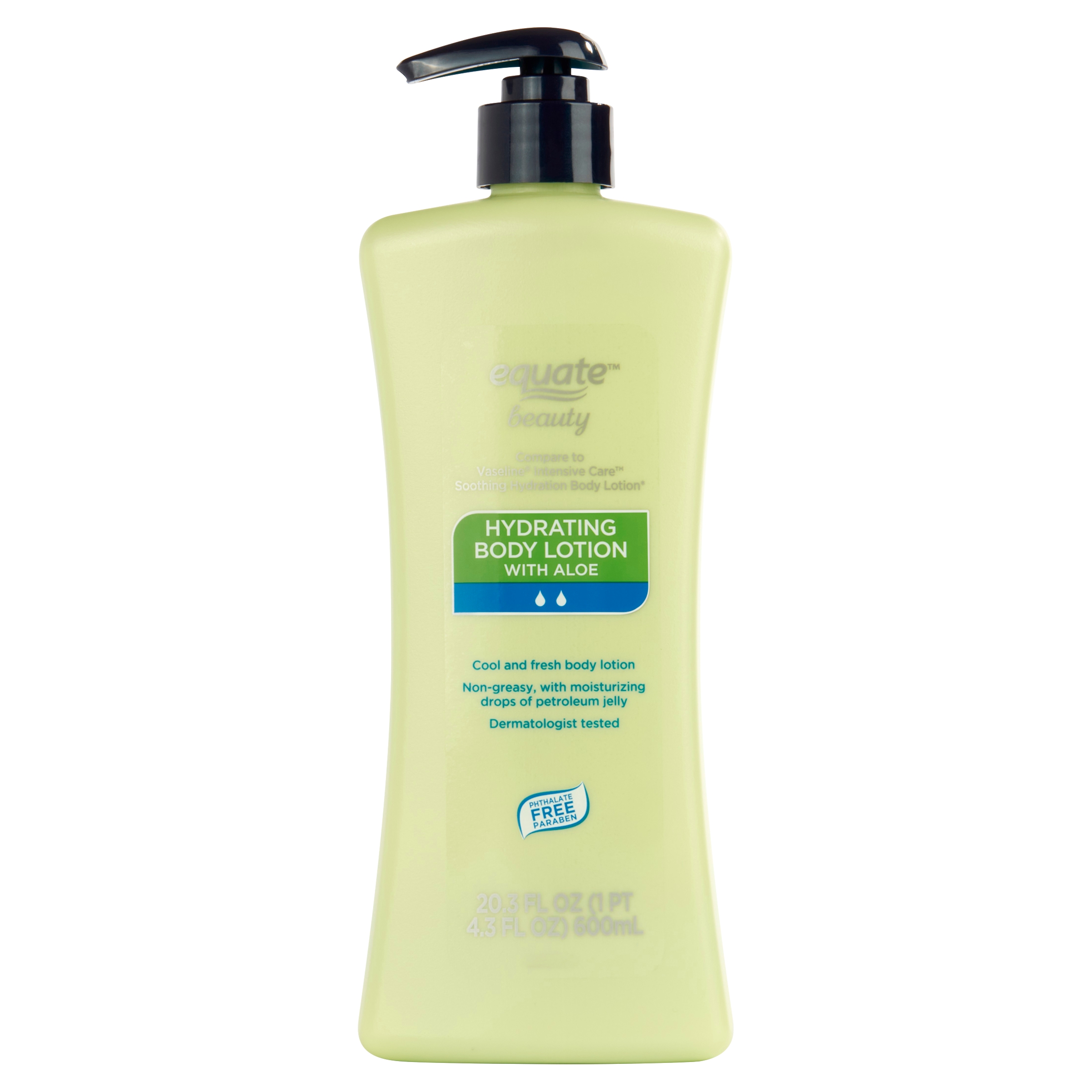 Equate Beauty Hydrating Body Lotion with Aloe, 20.3 fl oz Equate