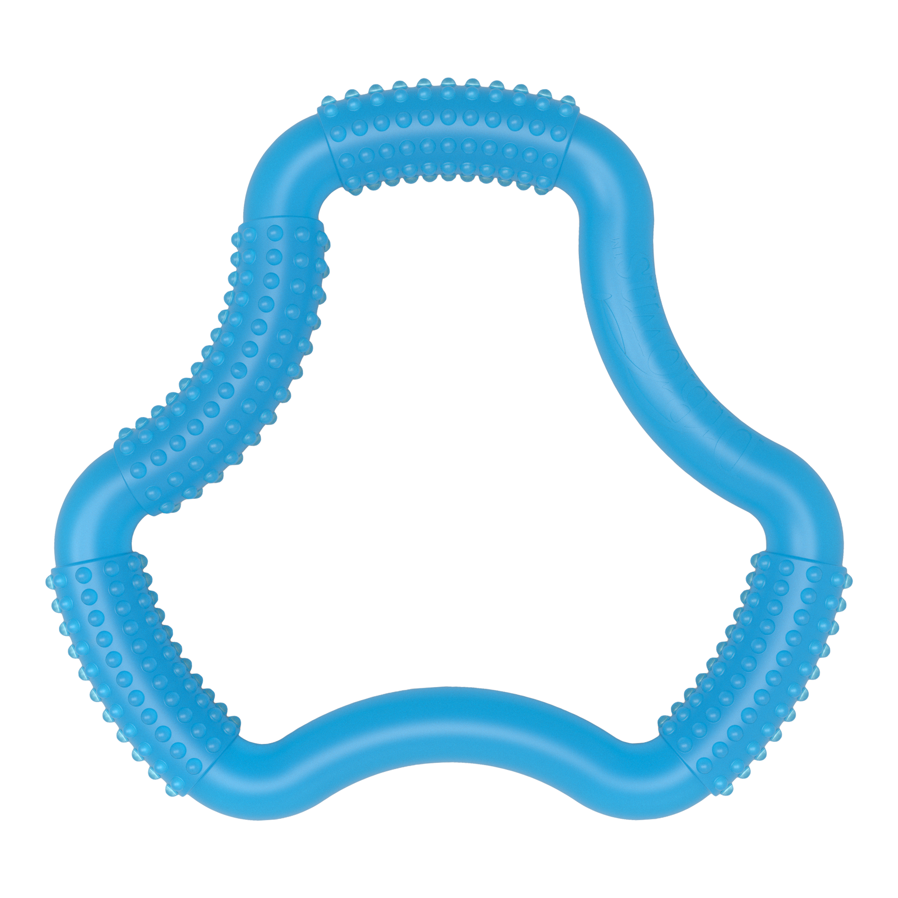 Dr. Brown's Flexees Silicone Textured Ergonomic Teether, BPA Free - Blue - 3m+ Dr. Brown's