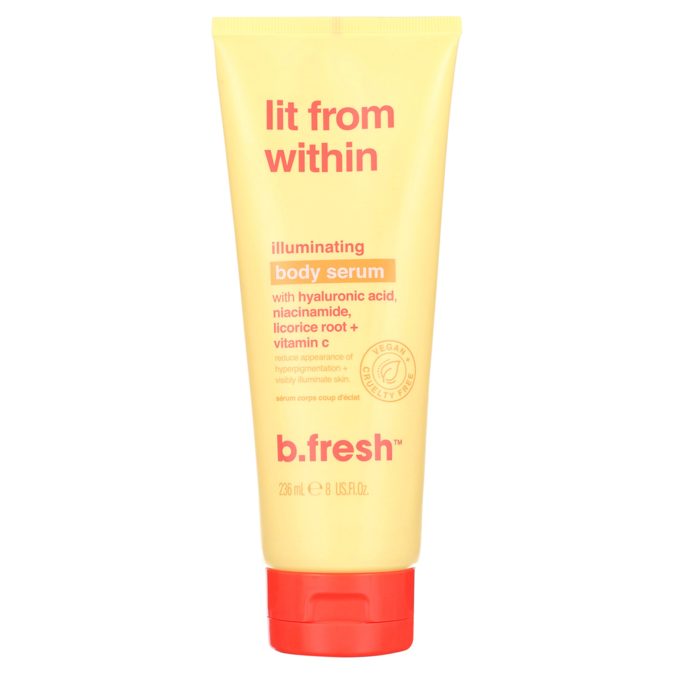 b.fresh lit from within - illuminating body serum, 8 fl oz B.fresh