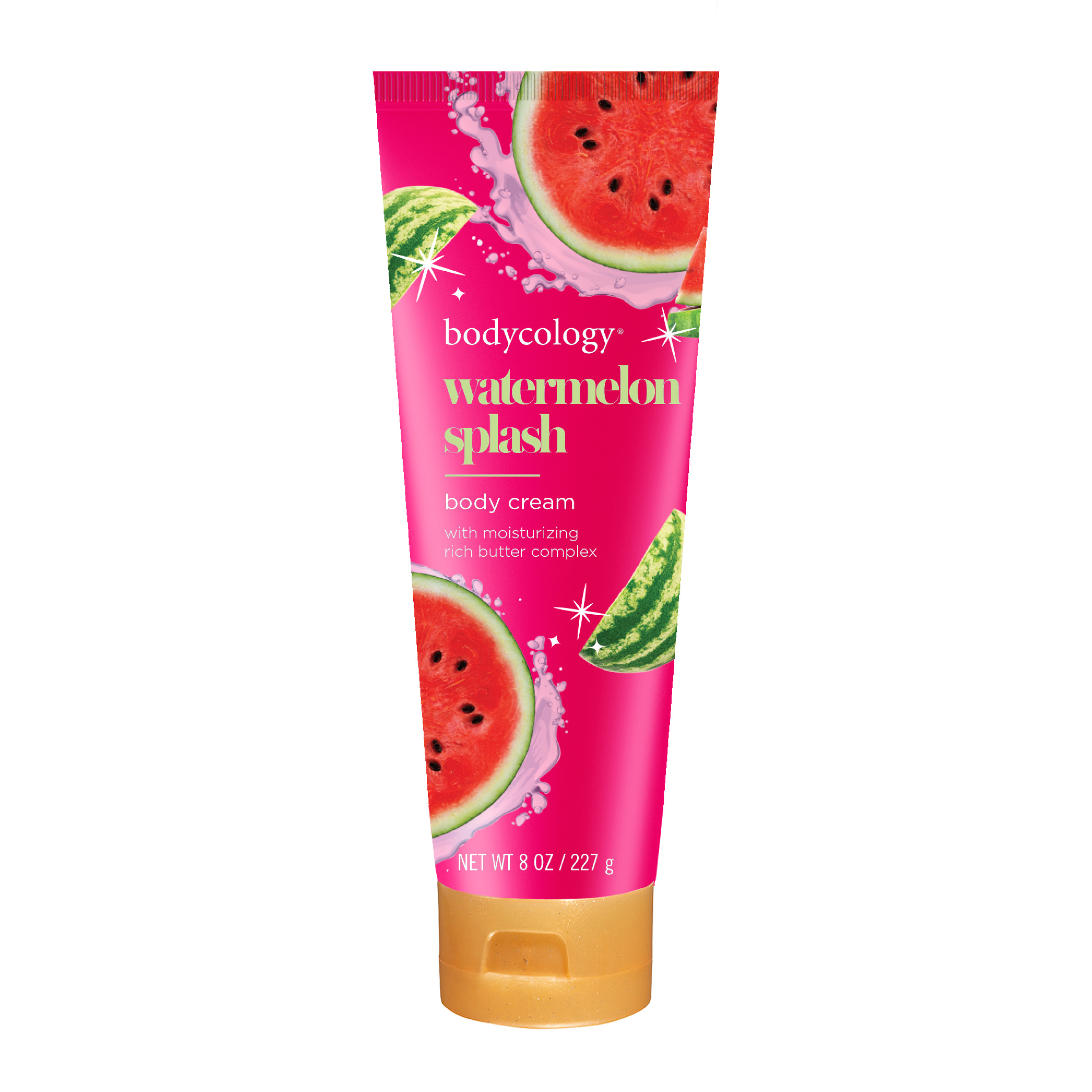 Bodycology Shea Butter Body Cream, Watermelon Splash, 8 oz Bodycology