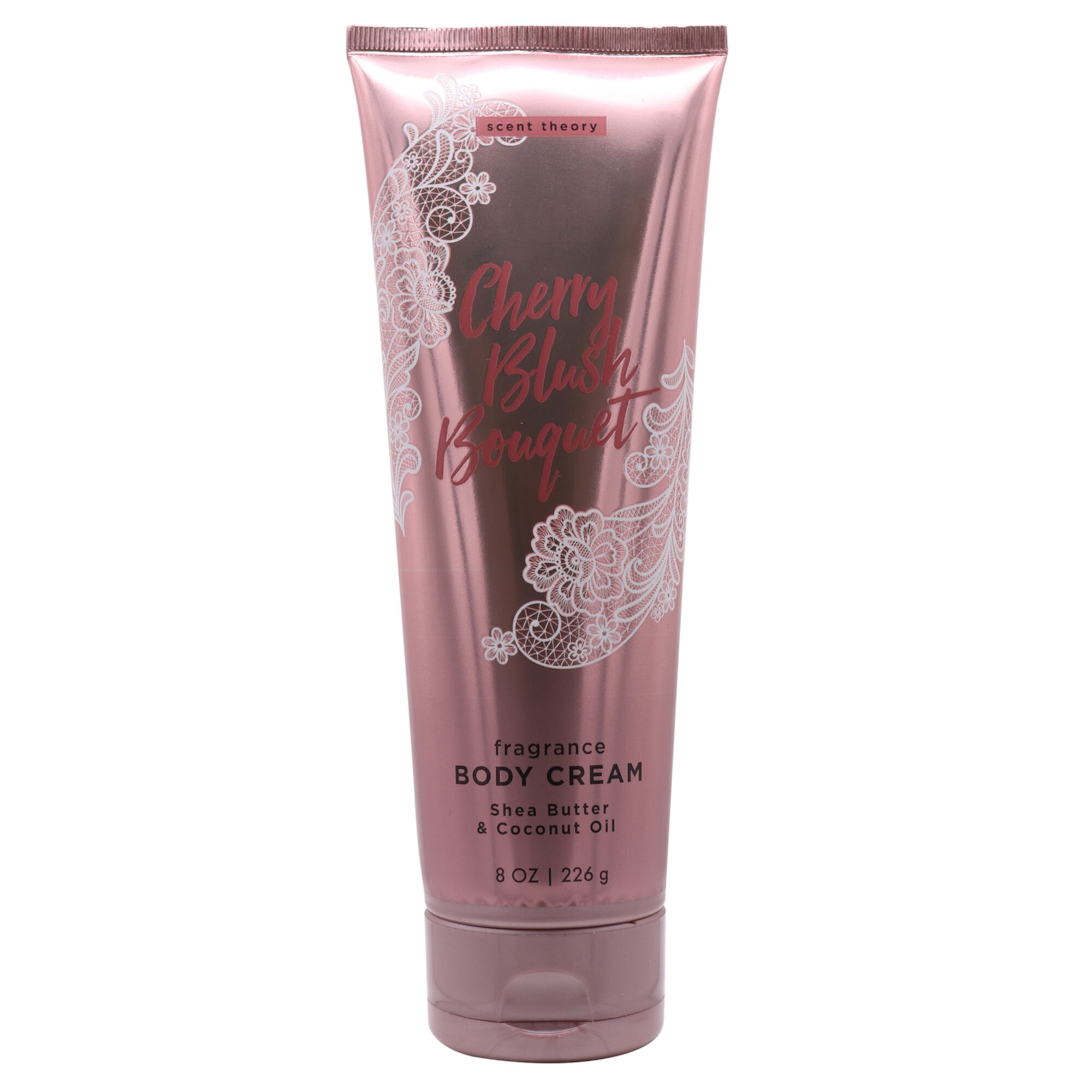 Scent Theory Hand and Body Cream with Shea Butter, Cherry Blush Bouquet, 8 oz Scent Theory