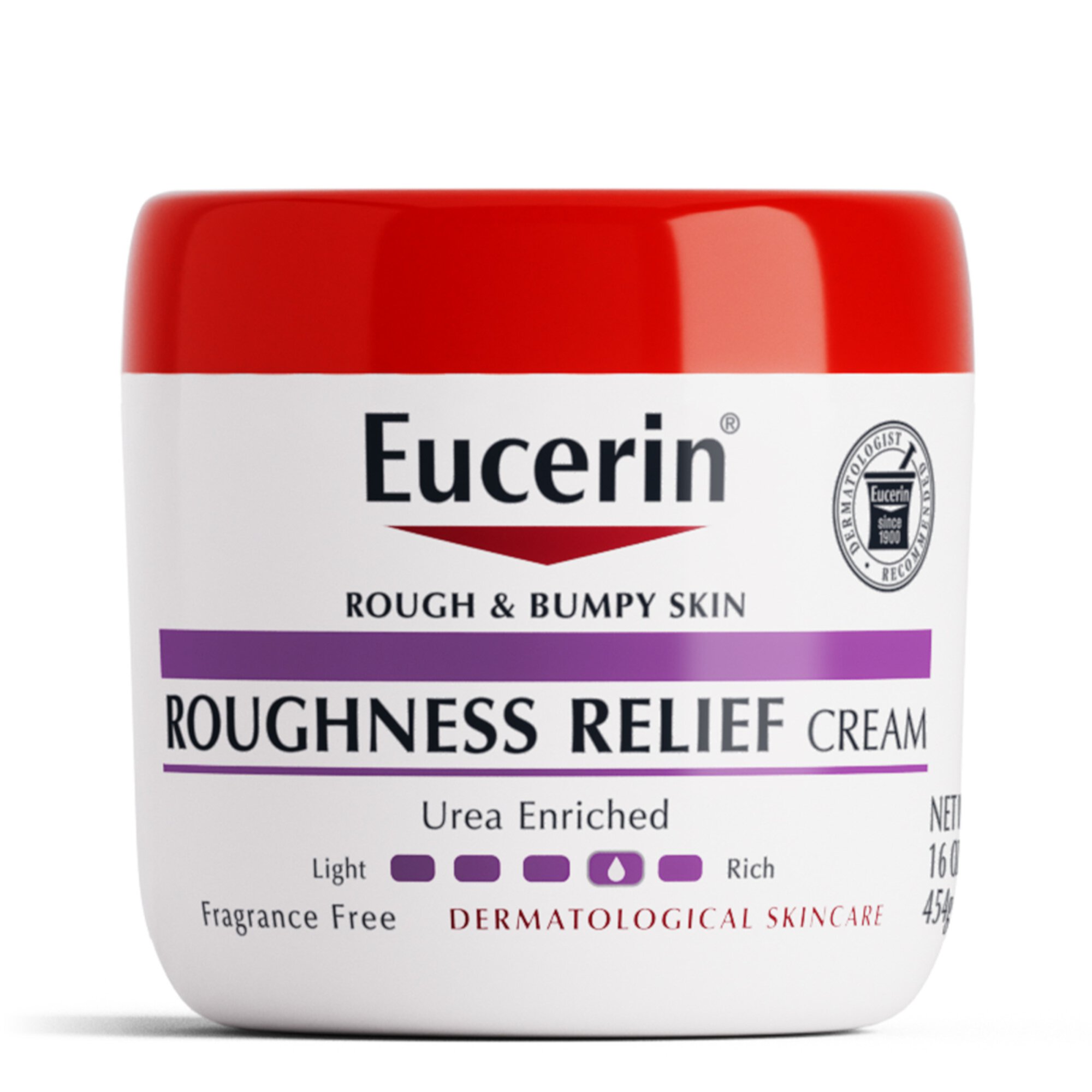 Eucerin Roughness Relief Body Cream, Fragrance Free, 16 oz Jar Eucerin