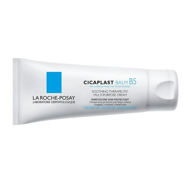 La Roche-Posay Cicaplast Balm B5, Soothing Therapeutic Multi Purpose Cream for Dry & Irritated Skin, Body and Hand Balm, Fragrance Free La Roche-Posay