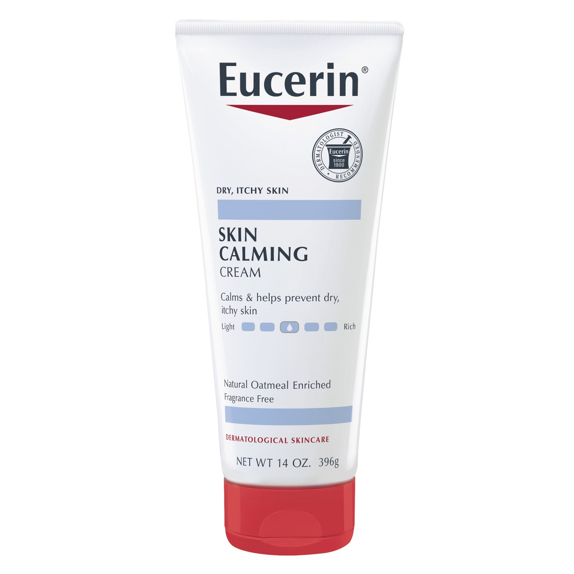 Eucerin Skin Calming Daily Moisturizing Cream for Dry, Itchy Skin, 14 oz. Tube Eucerin