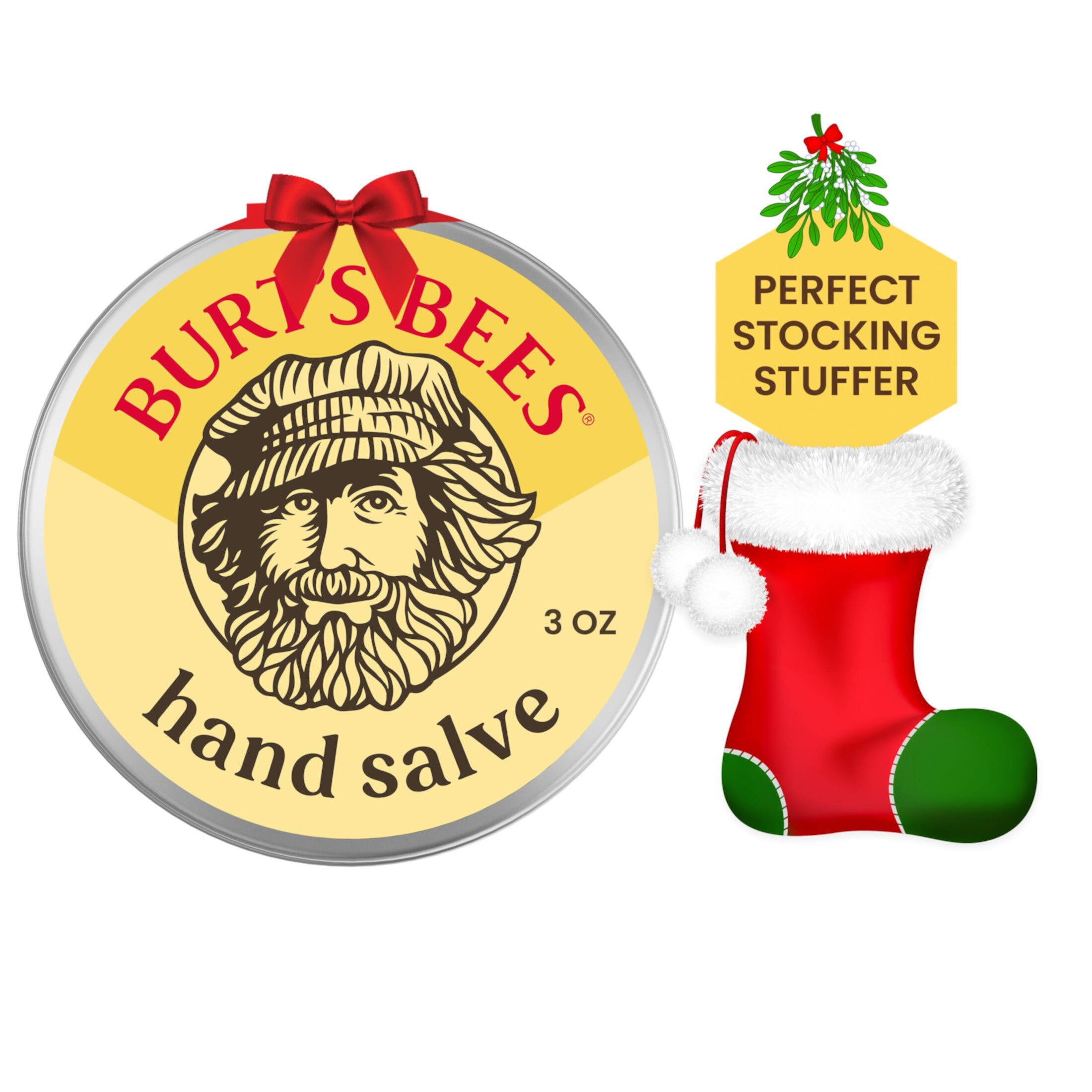 Burt's Bees Hand Salve, Hand Cream for Dry Skin, Herbal, 3 oz BURT'S BEES