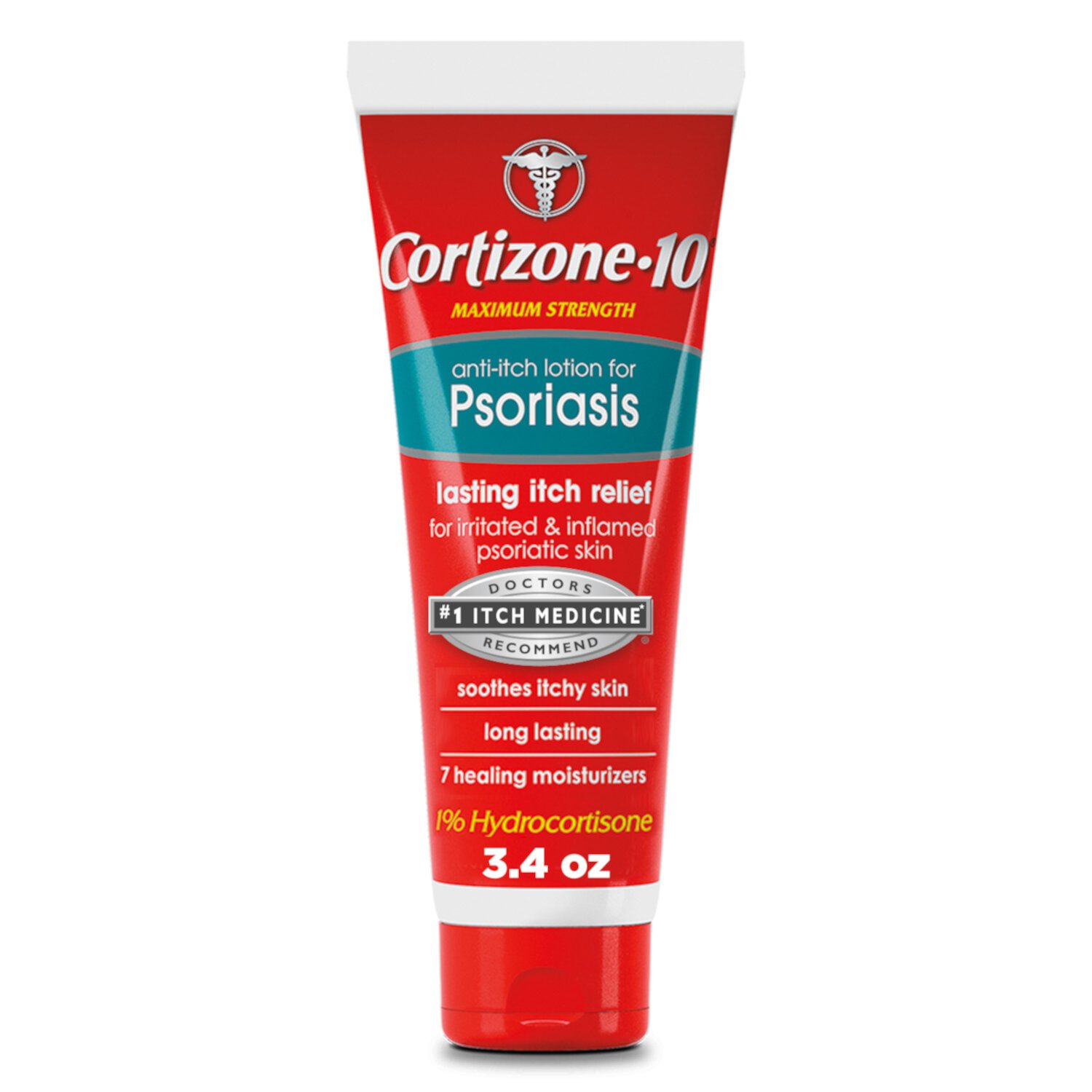 Cortizone-10 Maximum Strength 1% Hydrocortisone Anti-Itch Lotion for Psoriasis 3.4oz Cortizone 10