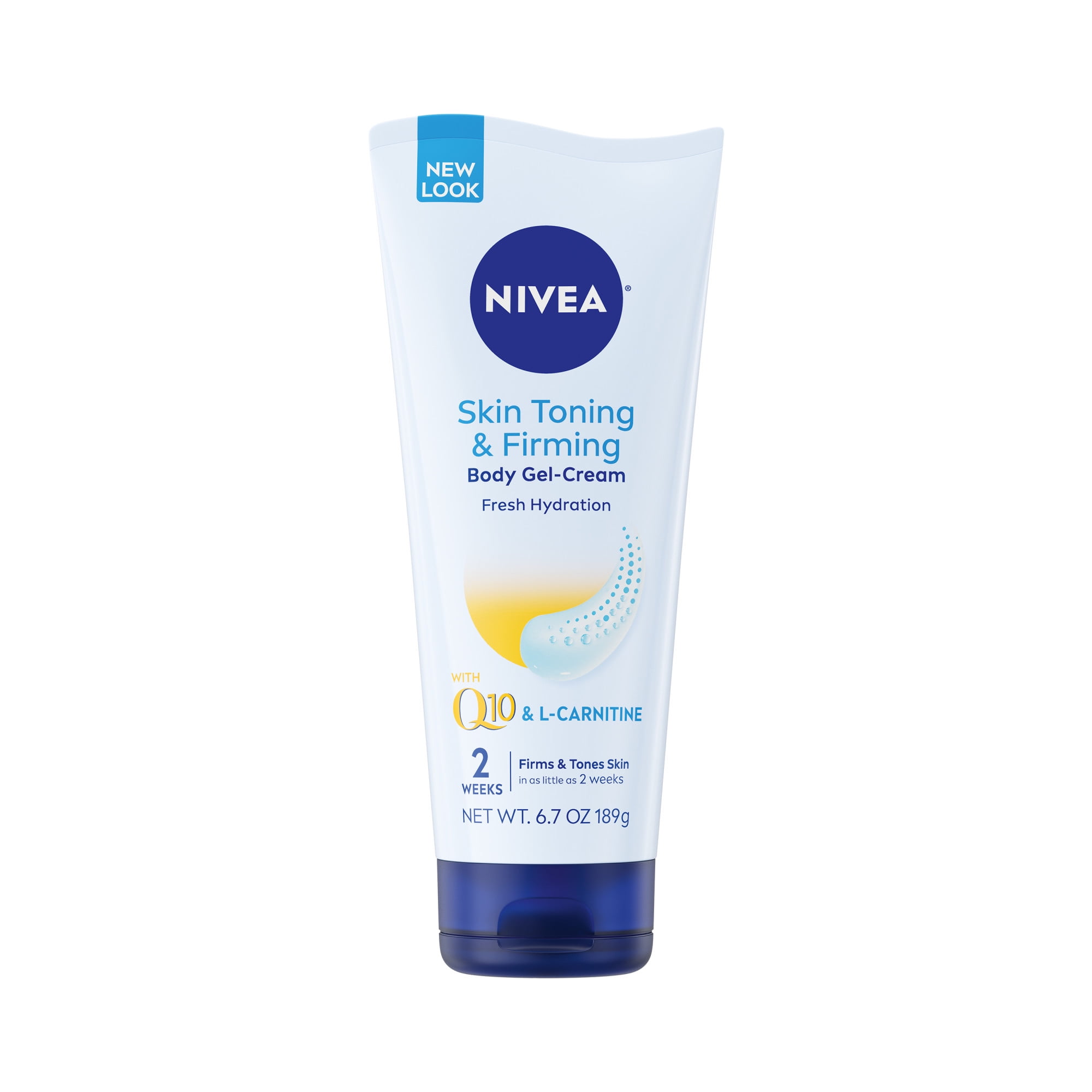 NIVEA Skin Firming and Toning Body Gel-Cream with Q10, 6.7 Oz Tube Nivea