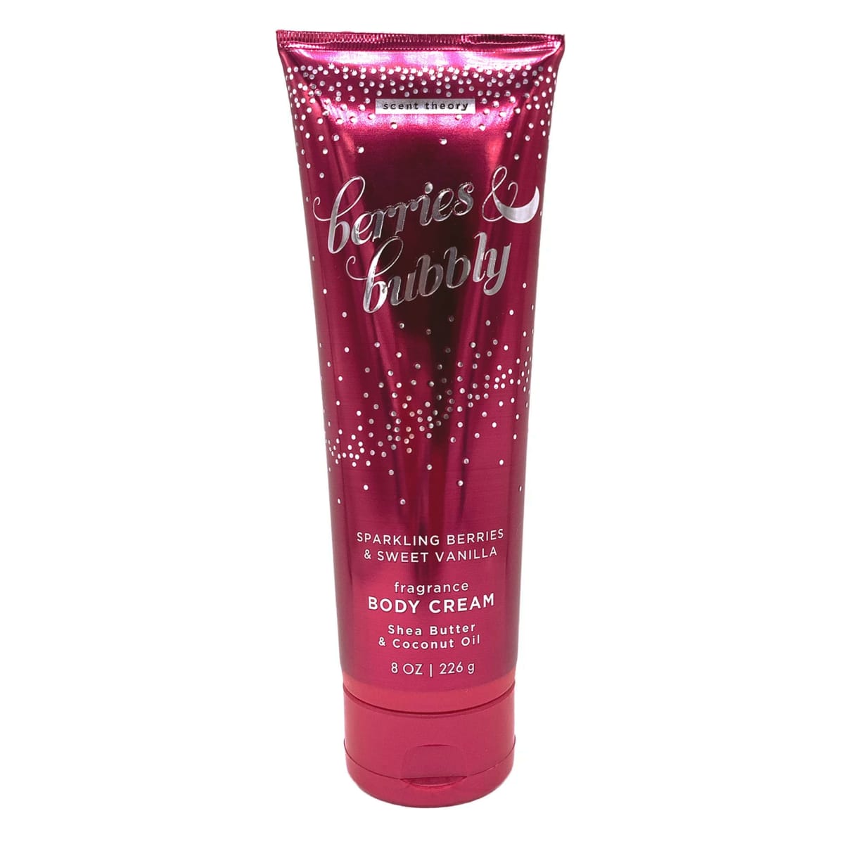 Scent Theory Hand and Body Cream with Shea Butter for All Skin Types, Berries and Bubbly, 8 oz Scent Theory