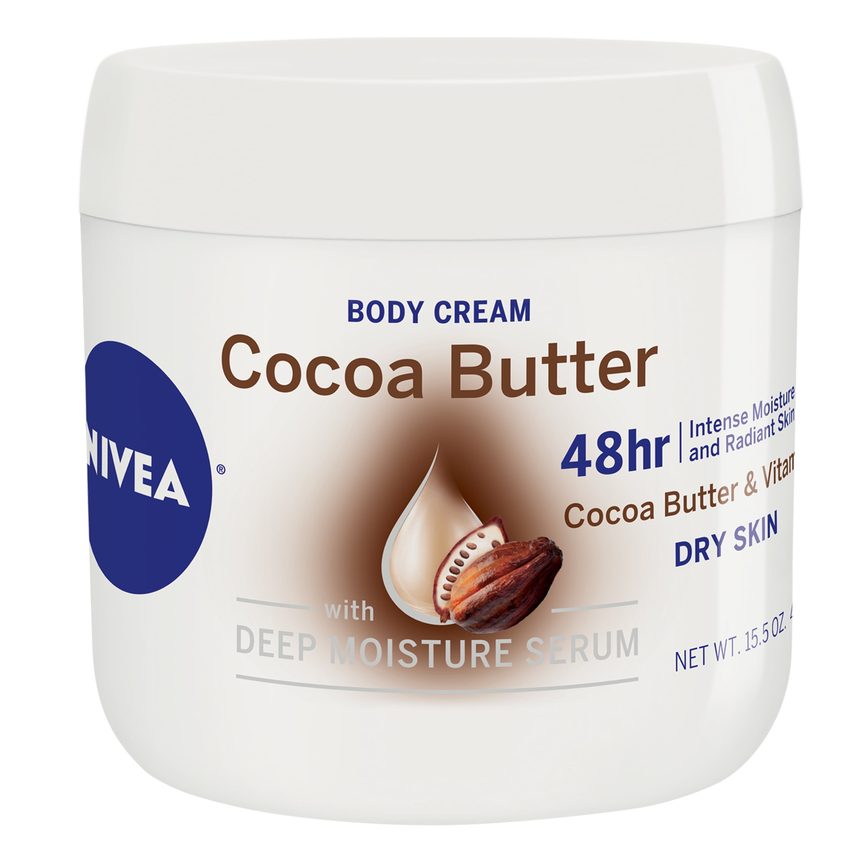 NIVEA Cocoa Butter Body Cream 15.5 oz. Jar Nivea