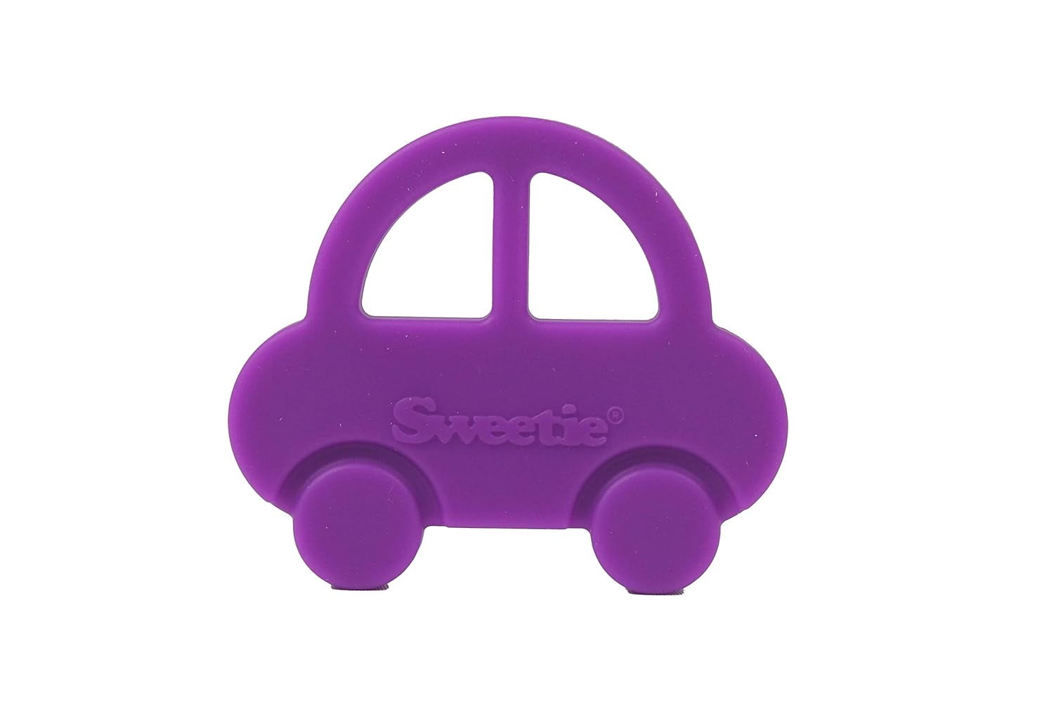 Sweetie Teether Teething Car Toys Silicone Teething for Babies Silicone for Baby Teething (Red) Sweetie