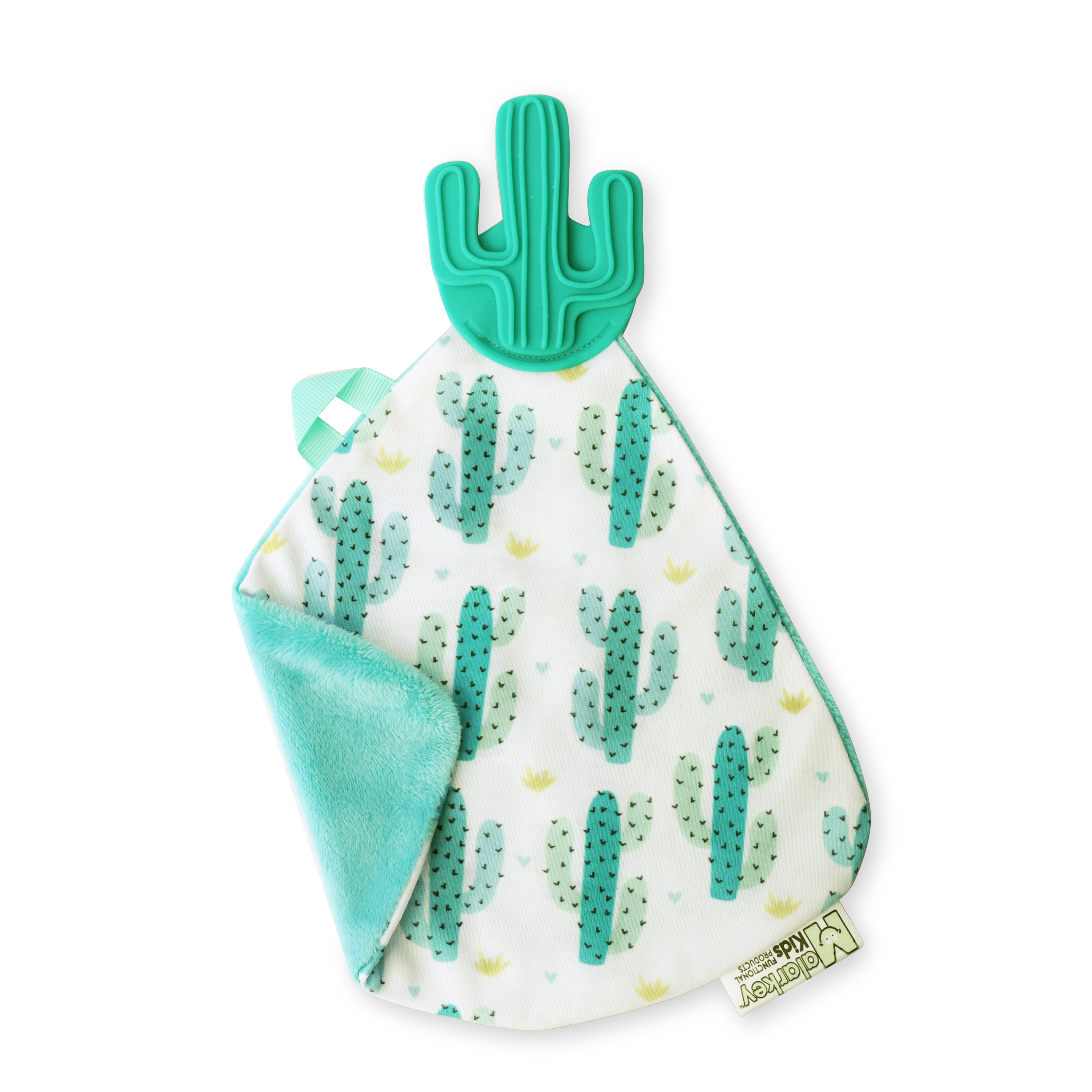 Malarkey Kids Munch-It Blanket: Teether and Cozy Blanket Combo for Teething Babies Cacti Cutie Pie Malarkey Kids