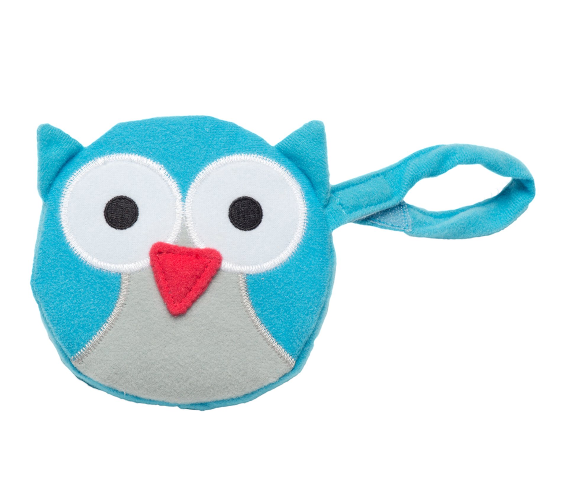 Pacifier Pal Pacifier Pocket and Toy - Holder to Protect and Keep Pacifiers Clean, Teal Owl J.L. Childress