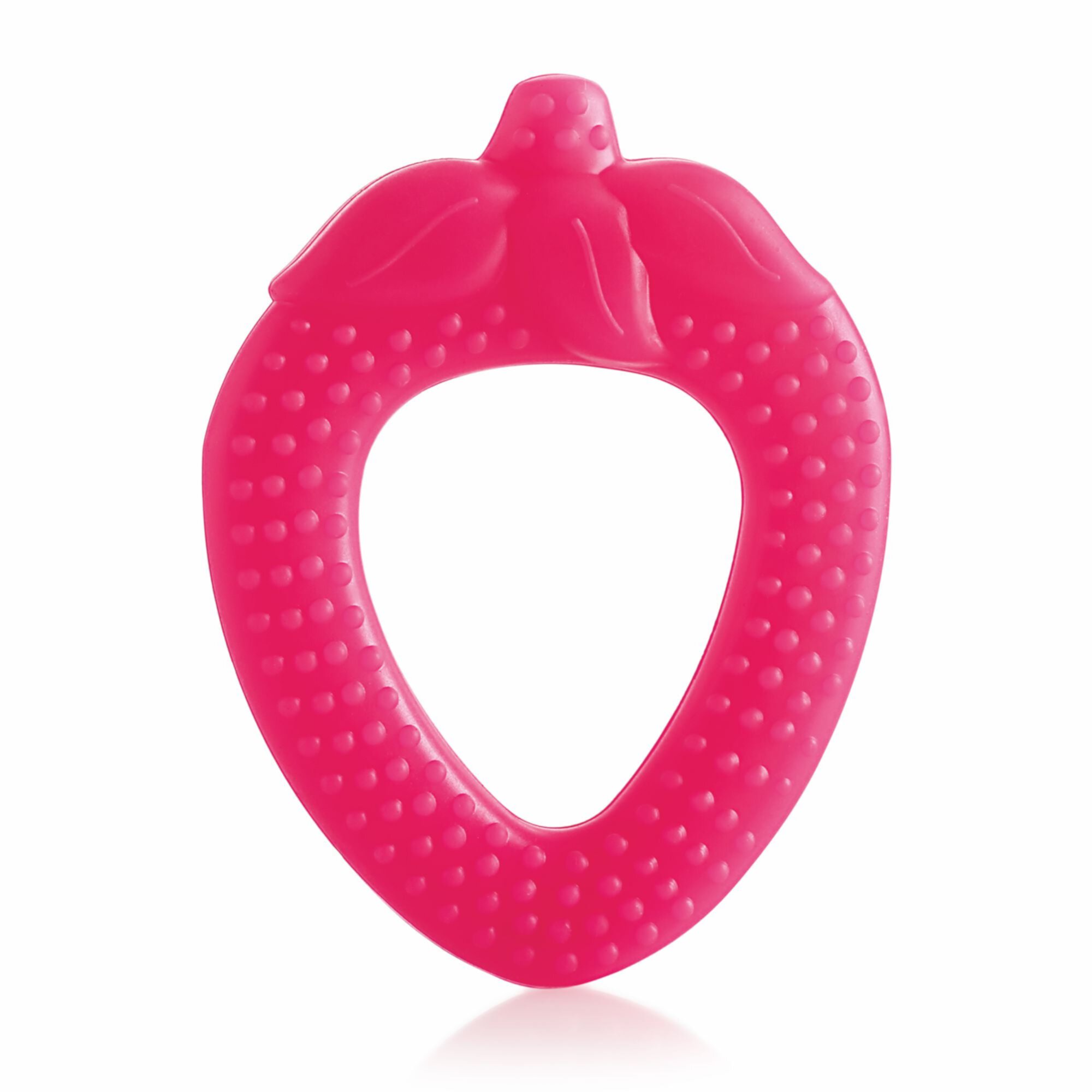 BeeBaby Infant silicone teether Strawberry -Pink BeeBaby