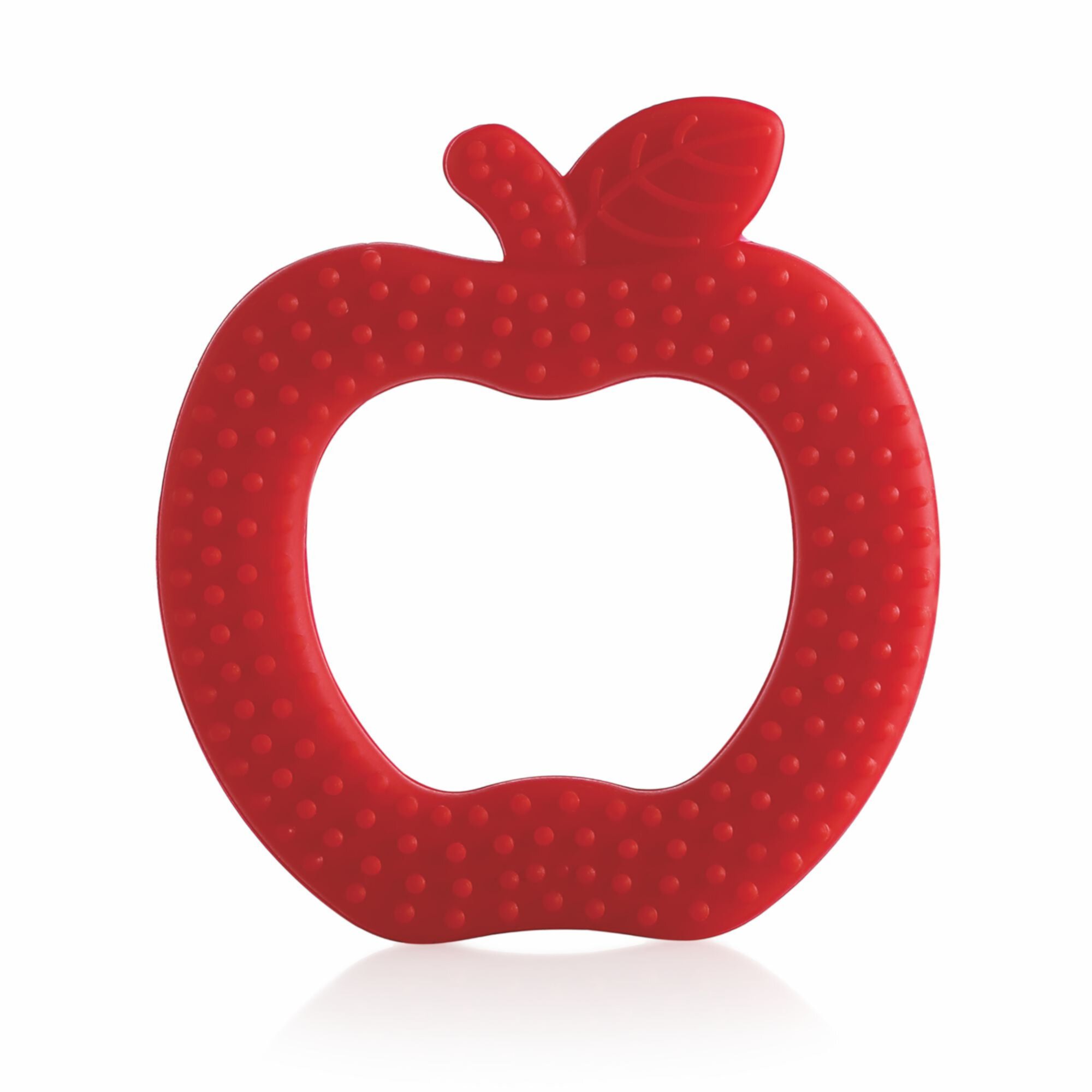 BeeBaby Infant Soft Silicone Teether Apple -Red BeeBaby