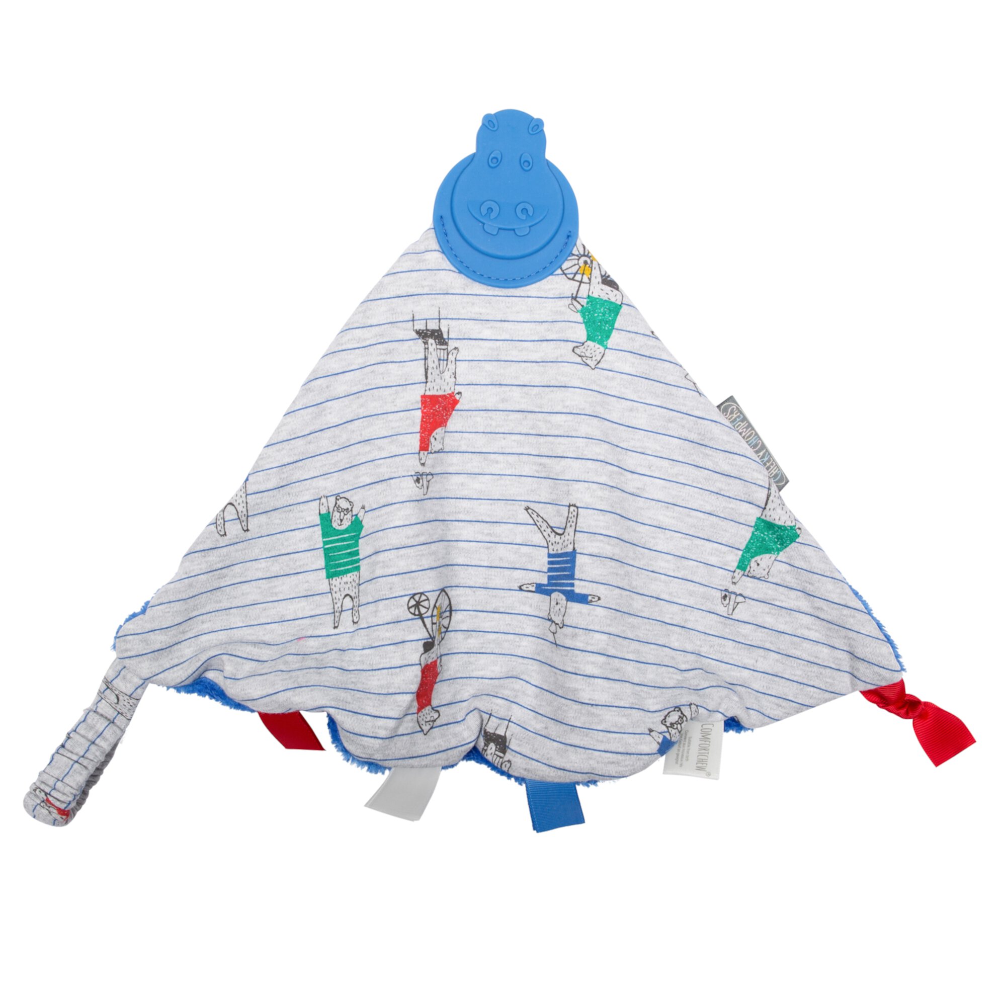 Cheeky Chompers Comfortchew Teething Blanket in Balancing Bears by Joules Designs Cheeky Chompers