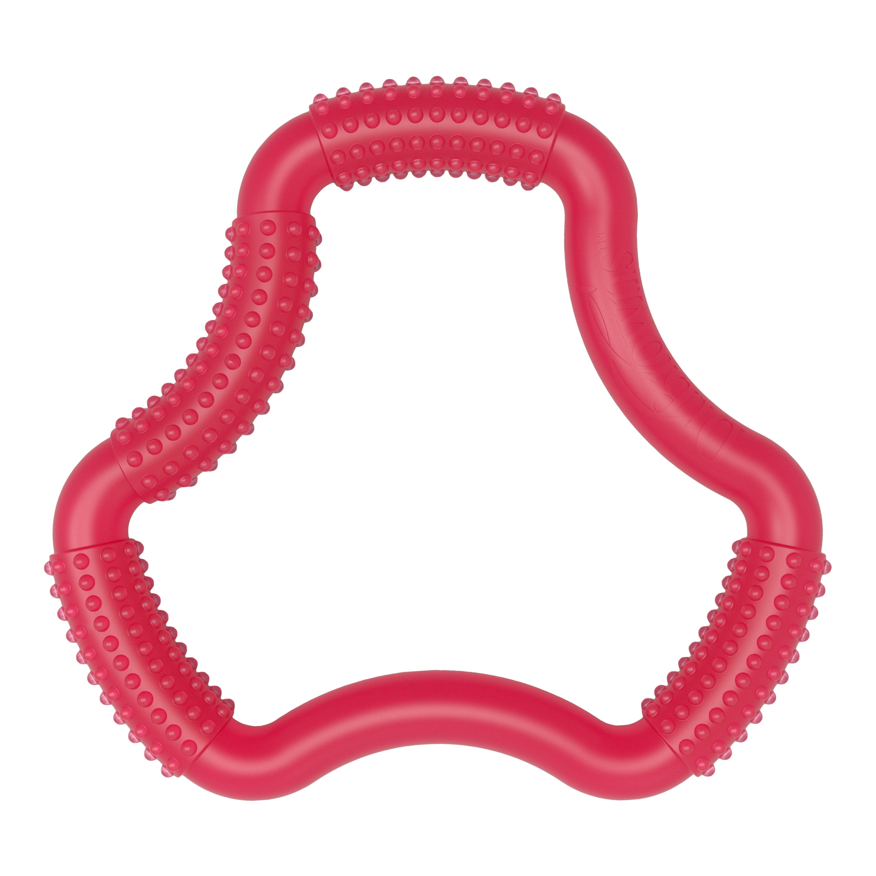 Dr. Brown's Flexees Ergonomic Baby Teether, 100% Silicone, Pink, BPA Free, 3m+, 1 Pack Dr. Brown's