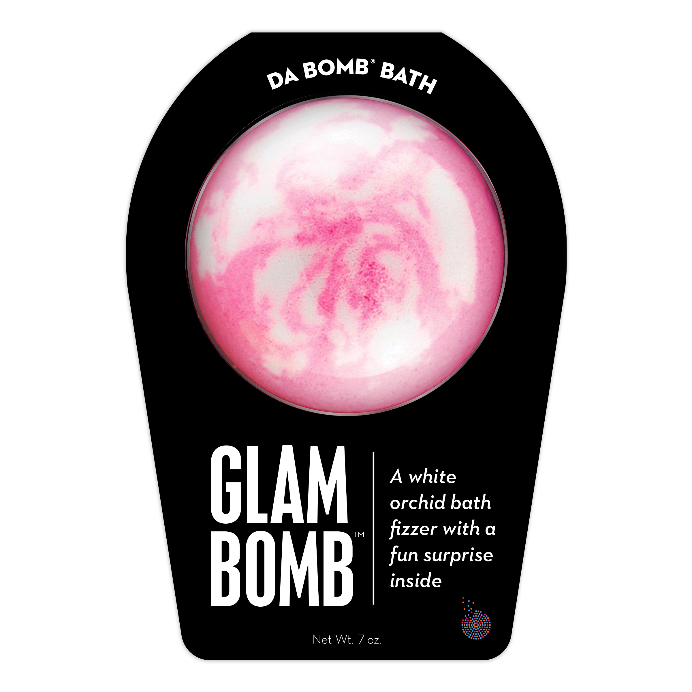 Da Bomb Bath Fizzers Glam Bath Bomb, 7oz Da Bomb