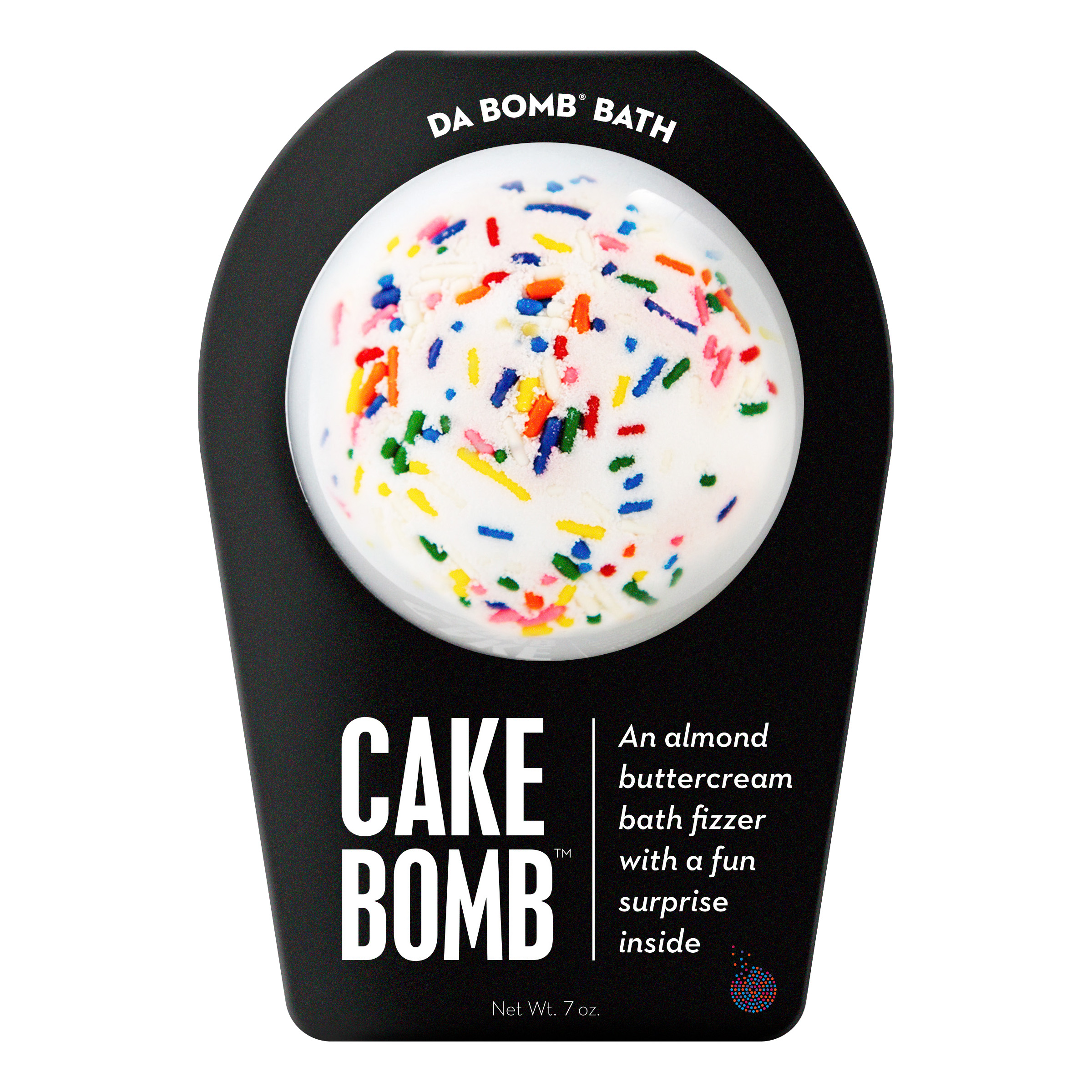 Da Bomb Bath Fizzers Cake Bath Bomb, 7oz Da Bomb