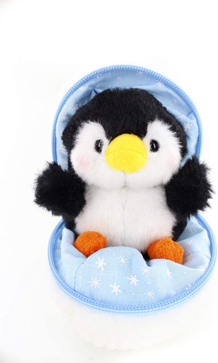 Plushland Snowball Stuffed Zip up Animal – Penguin – Cute Plush Animals Assortment – Wonderful Soft Toy for Families and Friends Plushland