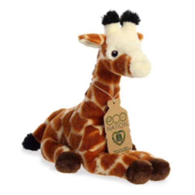 Aurora - Small Orange Eco Nation - 8.5" Giraffe - Eco-Friendly Stuffed Animal Aurora