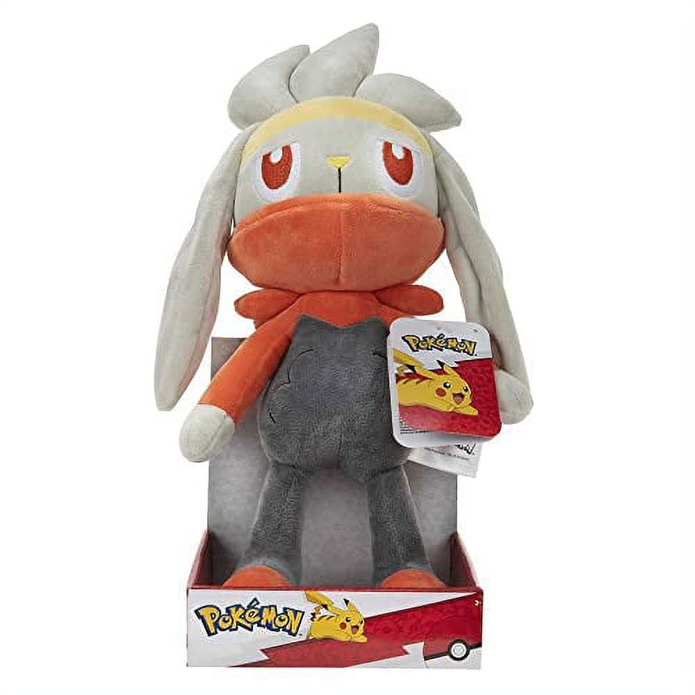 Pokemon Raboot 12" Plush - Officially Licensed Bunny Stuffed Animal Toy - Ages 2+ - Fun Spring Basket Gift for Kids Pokemon