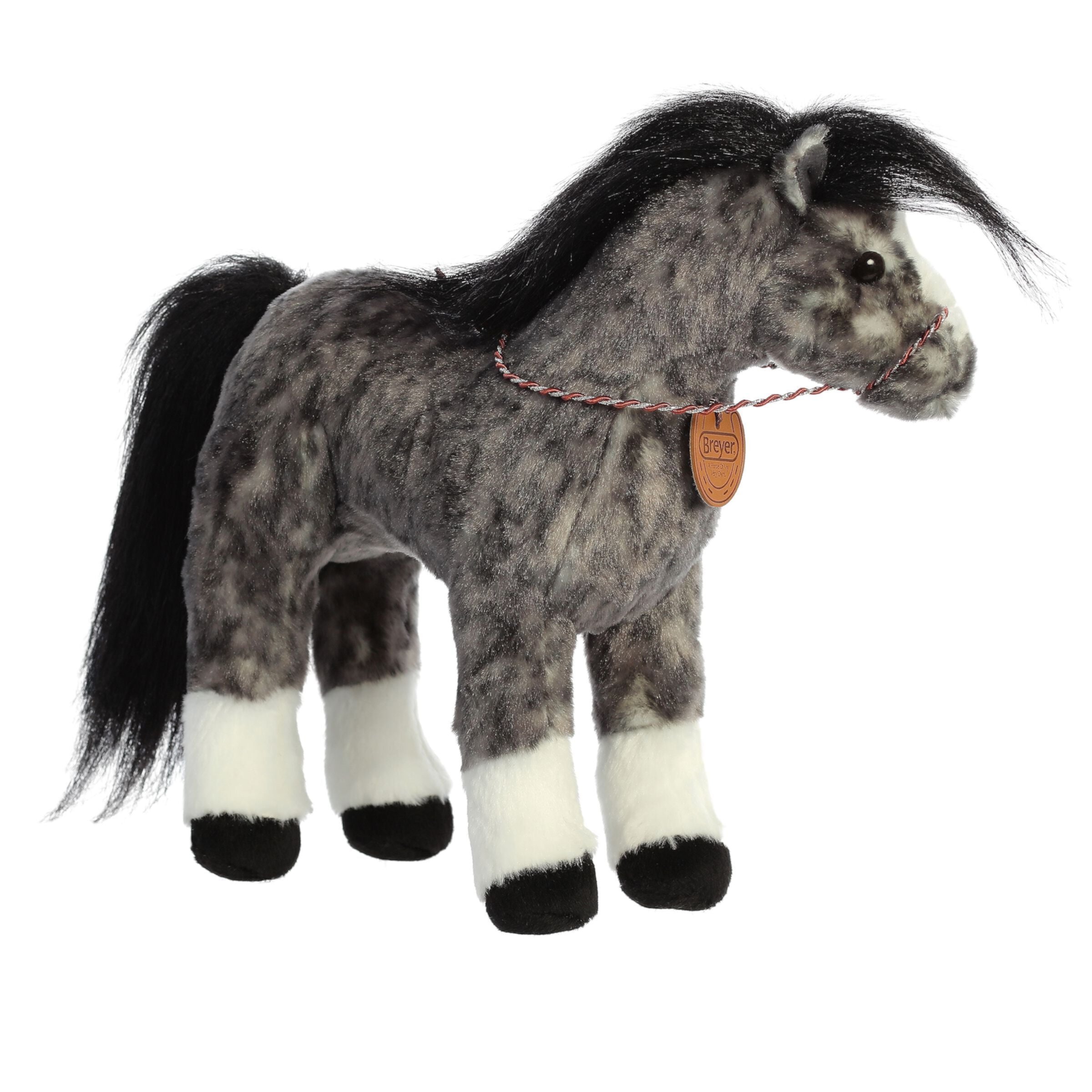 Aurora - Large Gray Breyer - Showstoppers - 13" Andalusian - Exquisite Stuffed Animal BREYER