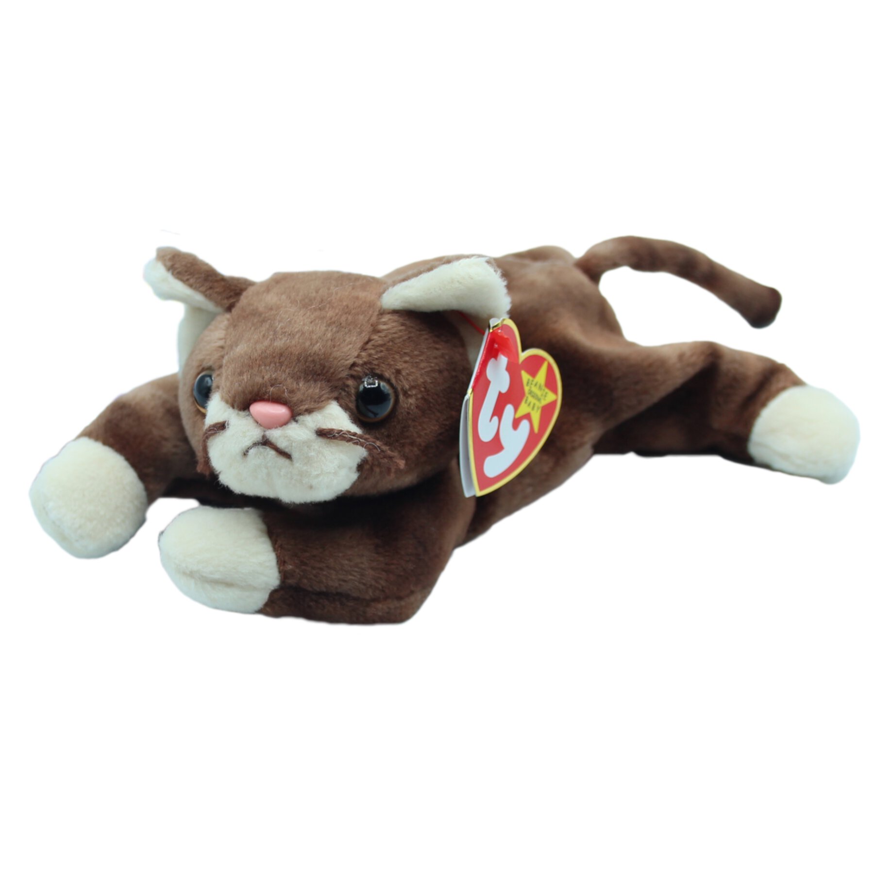 Ty Beanie Baby: Pounce the Cat | Stuffed Animal | MWMT TY