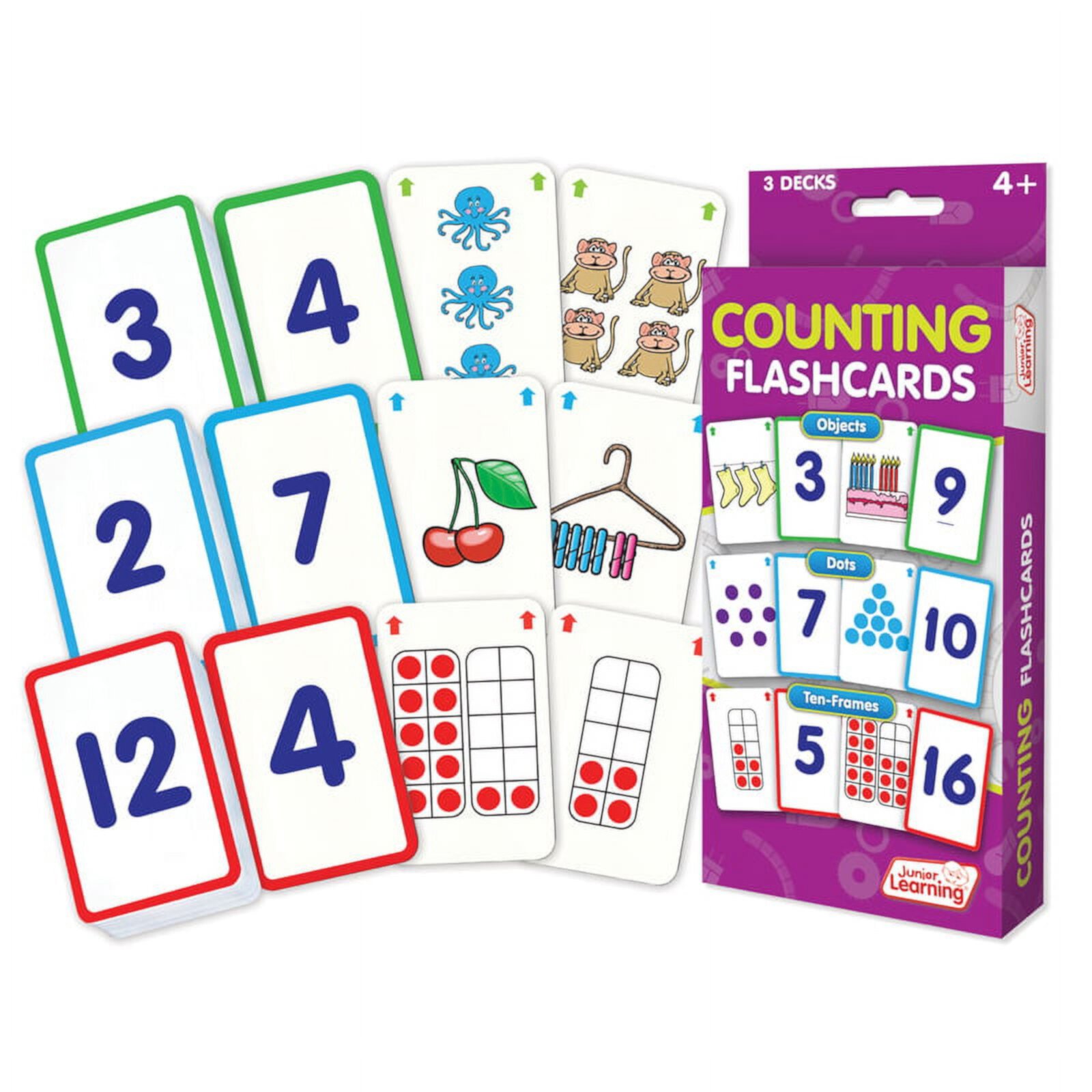 Counting Flash Cards | Bundle of 10 Packs Junior Learning