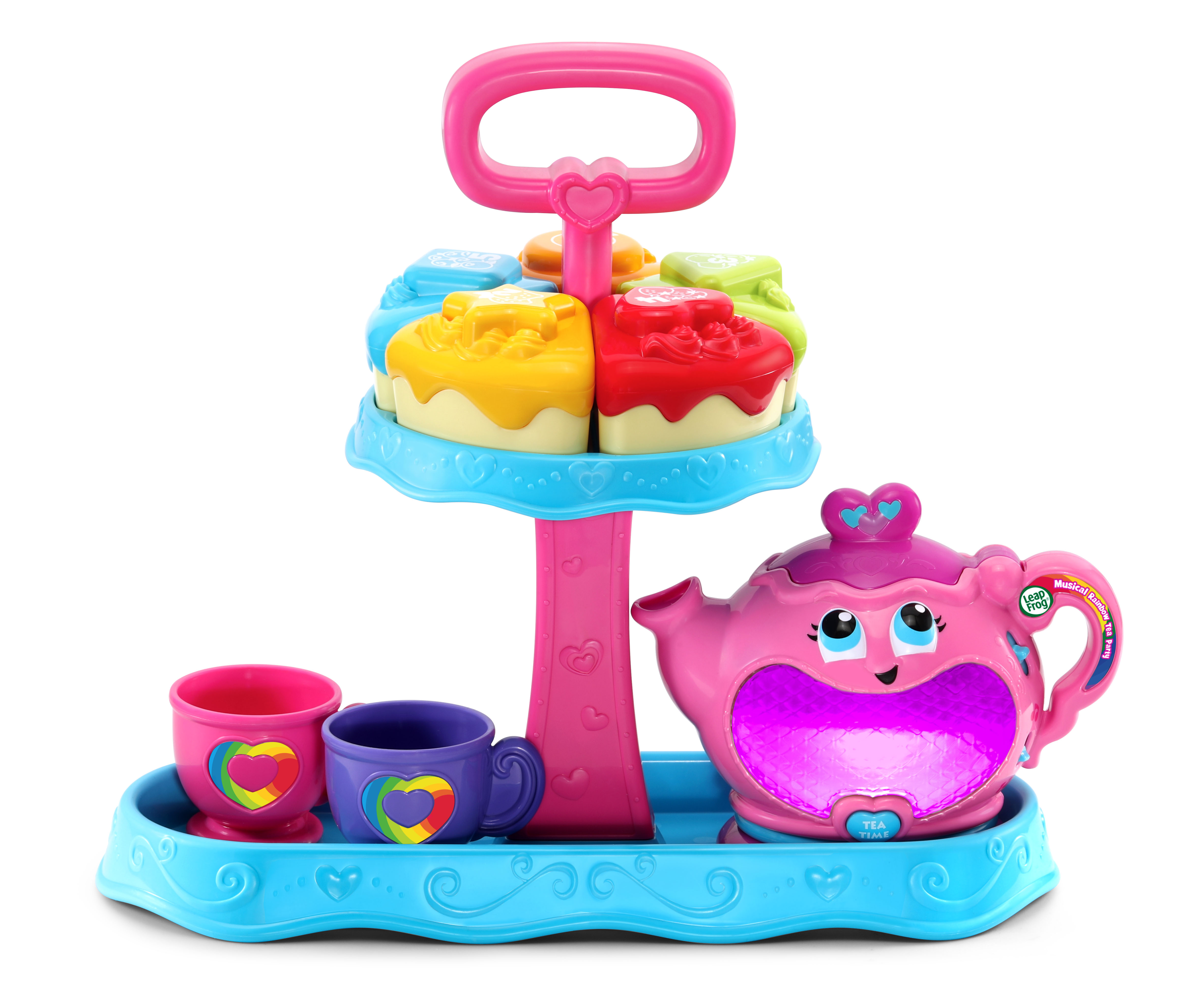 LeapFrog Musical Rainbow Tea Party Playset, Pretend Play Toy for Toddlers LeapFrog