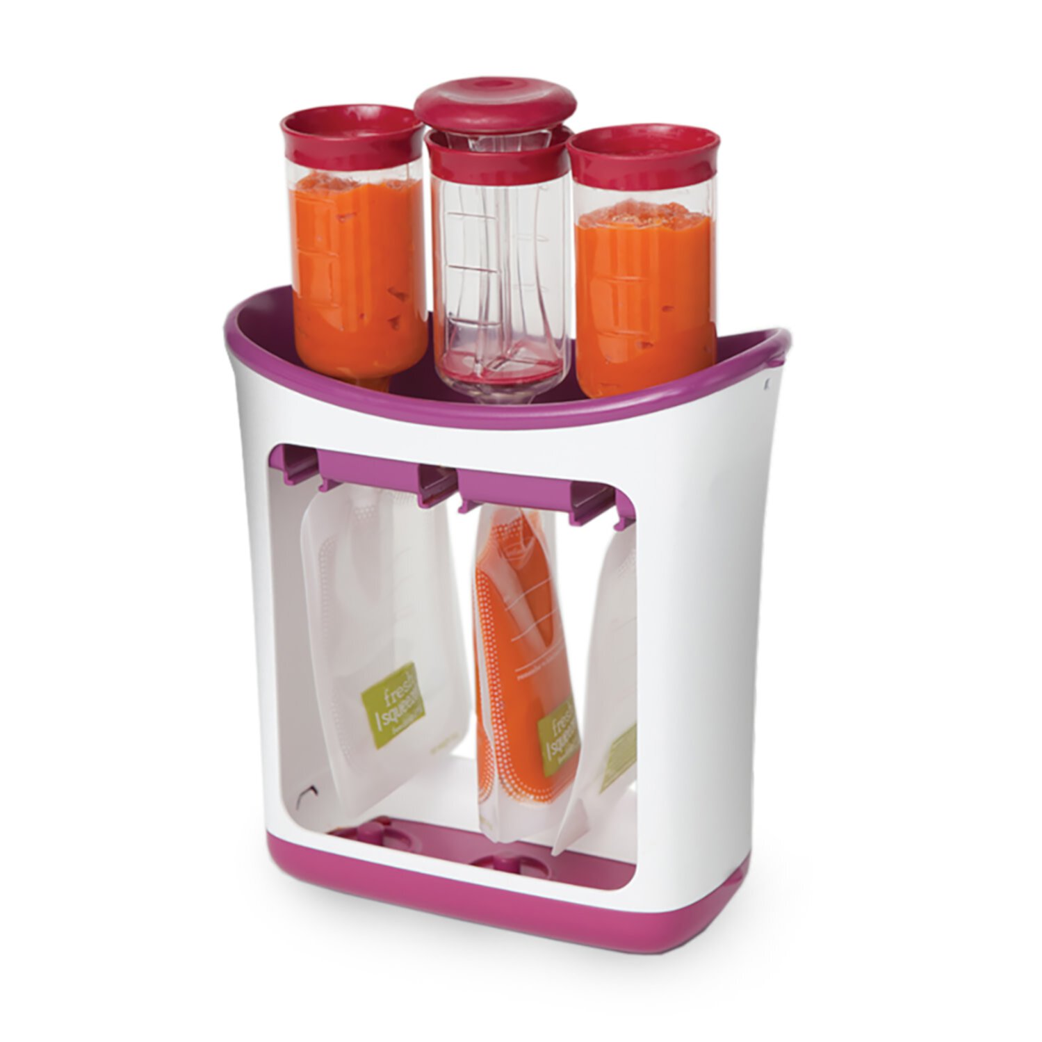 Infantino Fresh Squeeze Station for Babies and Toddlers, Homemade Baby Food and Purees, White Visit the Infantino Store