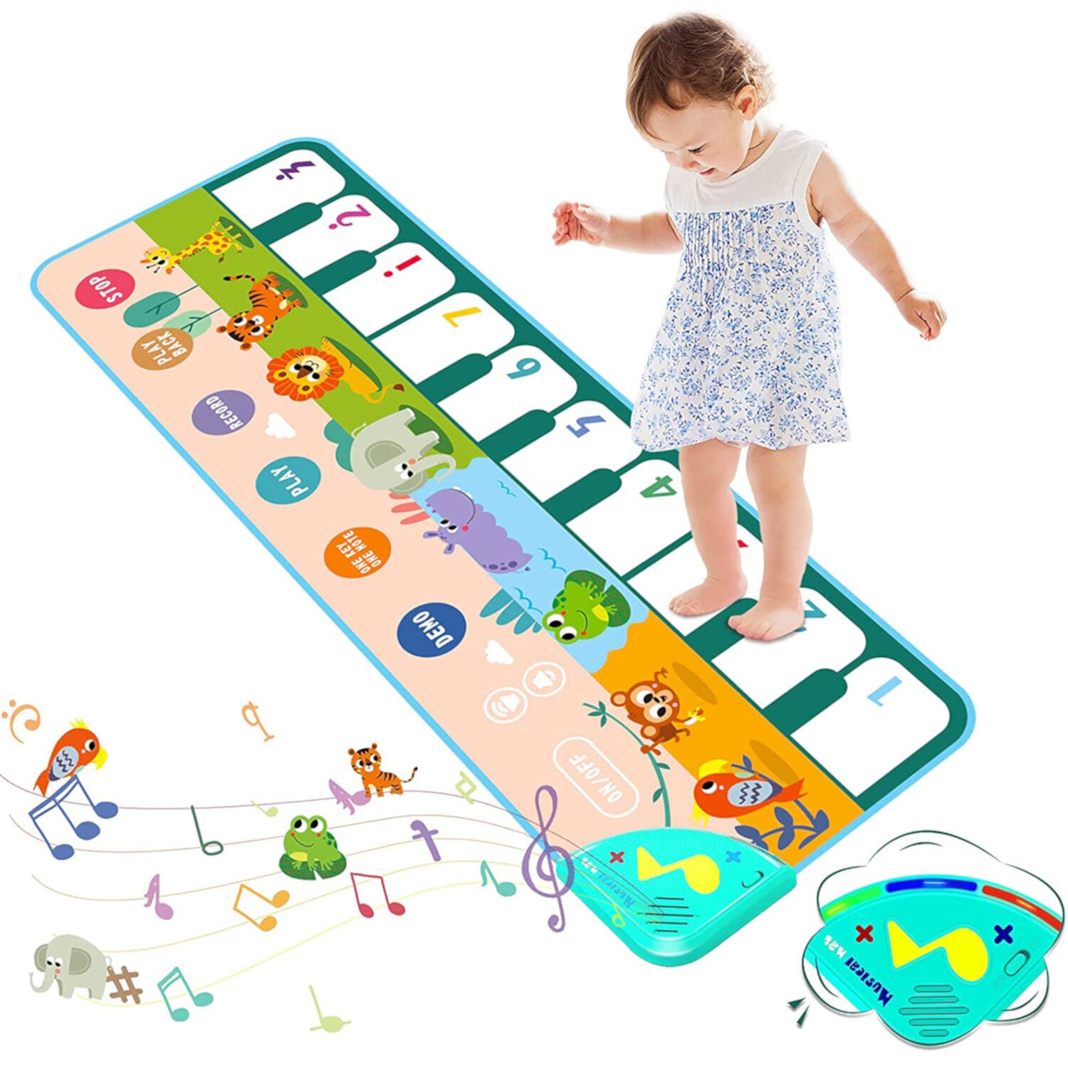 Baby Toys for 12-24 Months, Baby Piano Mat, Music Keyboard Touch Playmat Early Education Learning Musical, Toys for 1 2 3 Years Old Girls Boys Visit the Suorfoxs Store