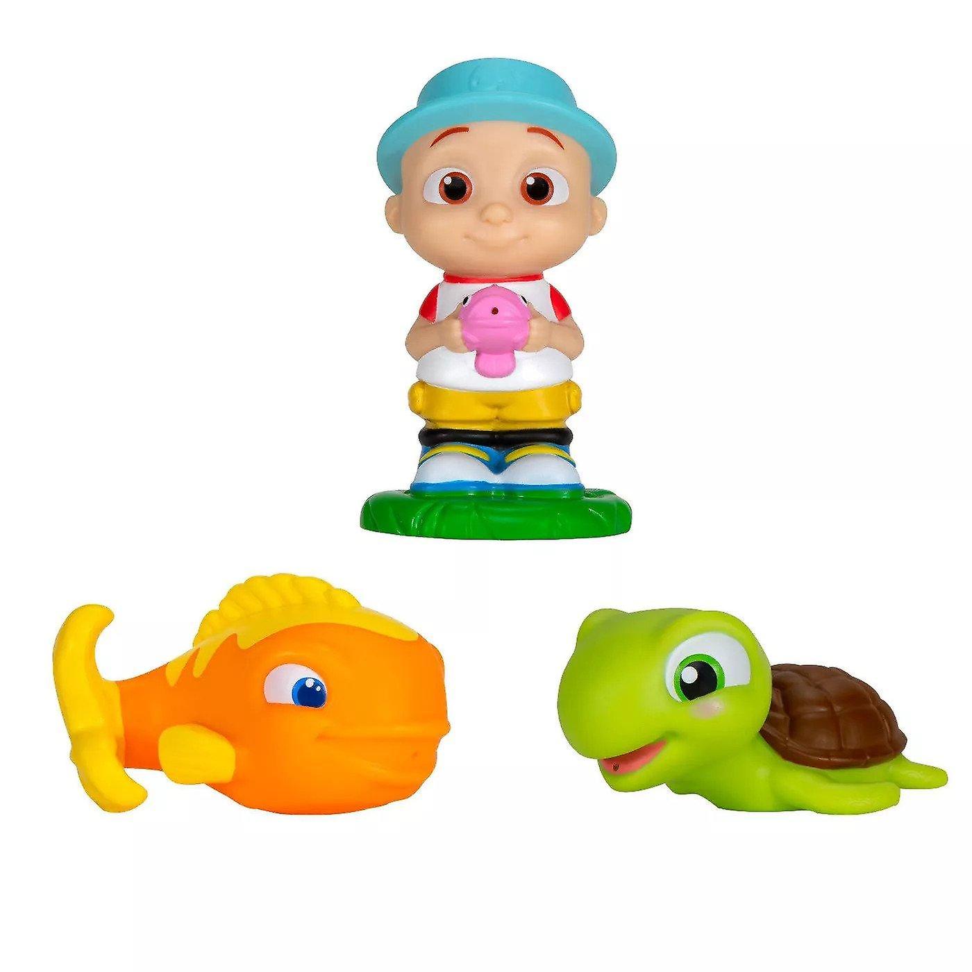 CoComelon CMW0030 Bath Fun Friends JJ, Fish & Turtle Bath Toy for Children from 18 Months Visit the CoComelon Store