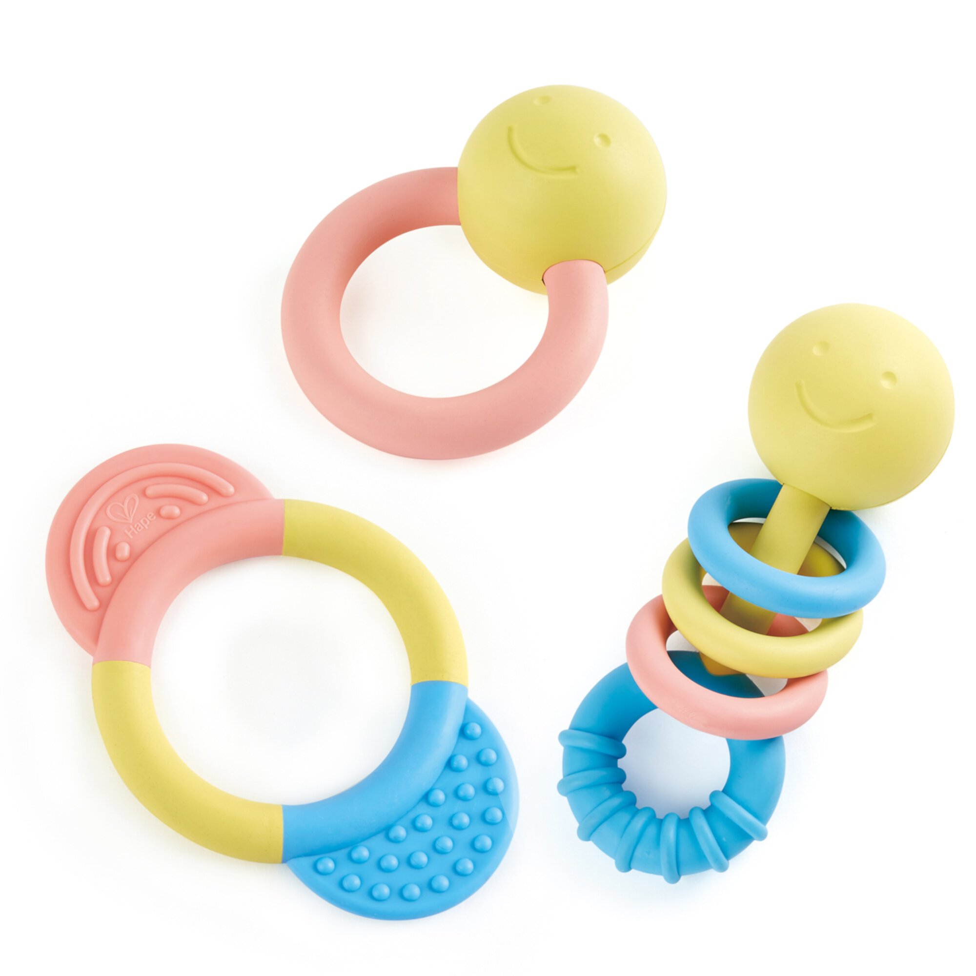 Hape Rattle & Teether Collection, 3 Pieces Hape