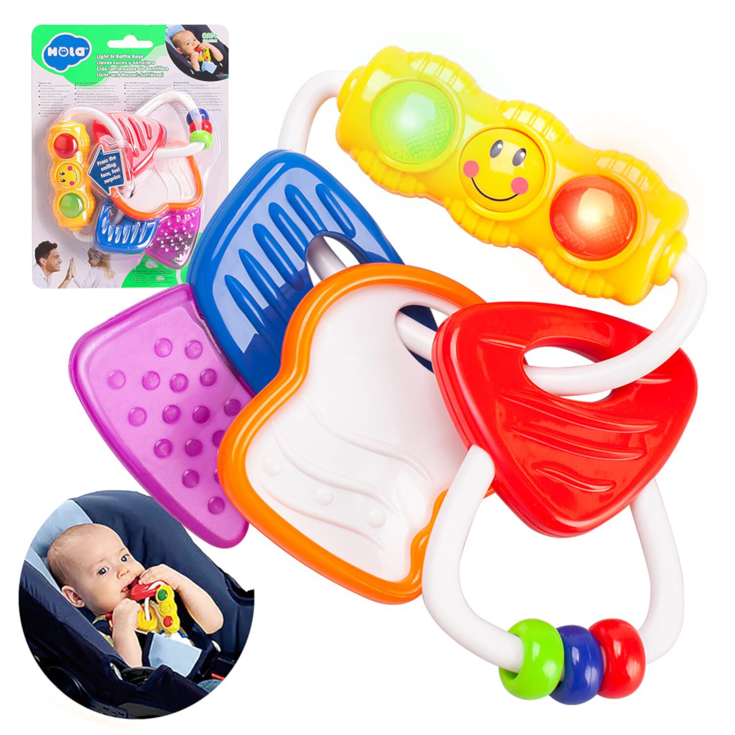 Baby Toys 0-6 Months Infant Toys 6-12 Months with Sound & Light, Boy Girl Gifts Baby Toys for 0-12 Months Adakot