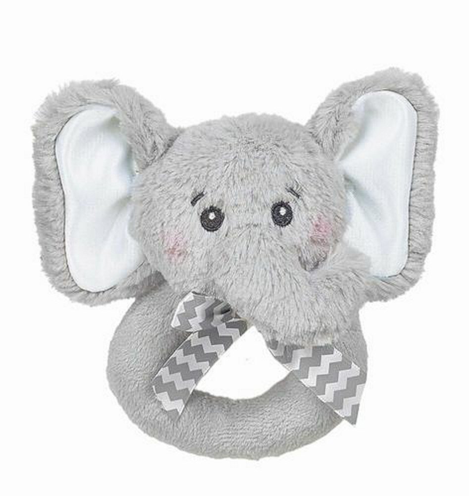 Bearington Baby Lil' Spout, 5.5 Inch Gray Elephant Plush Stuffed Animal, Baby Elephant Baby Stuff Bearington Collection