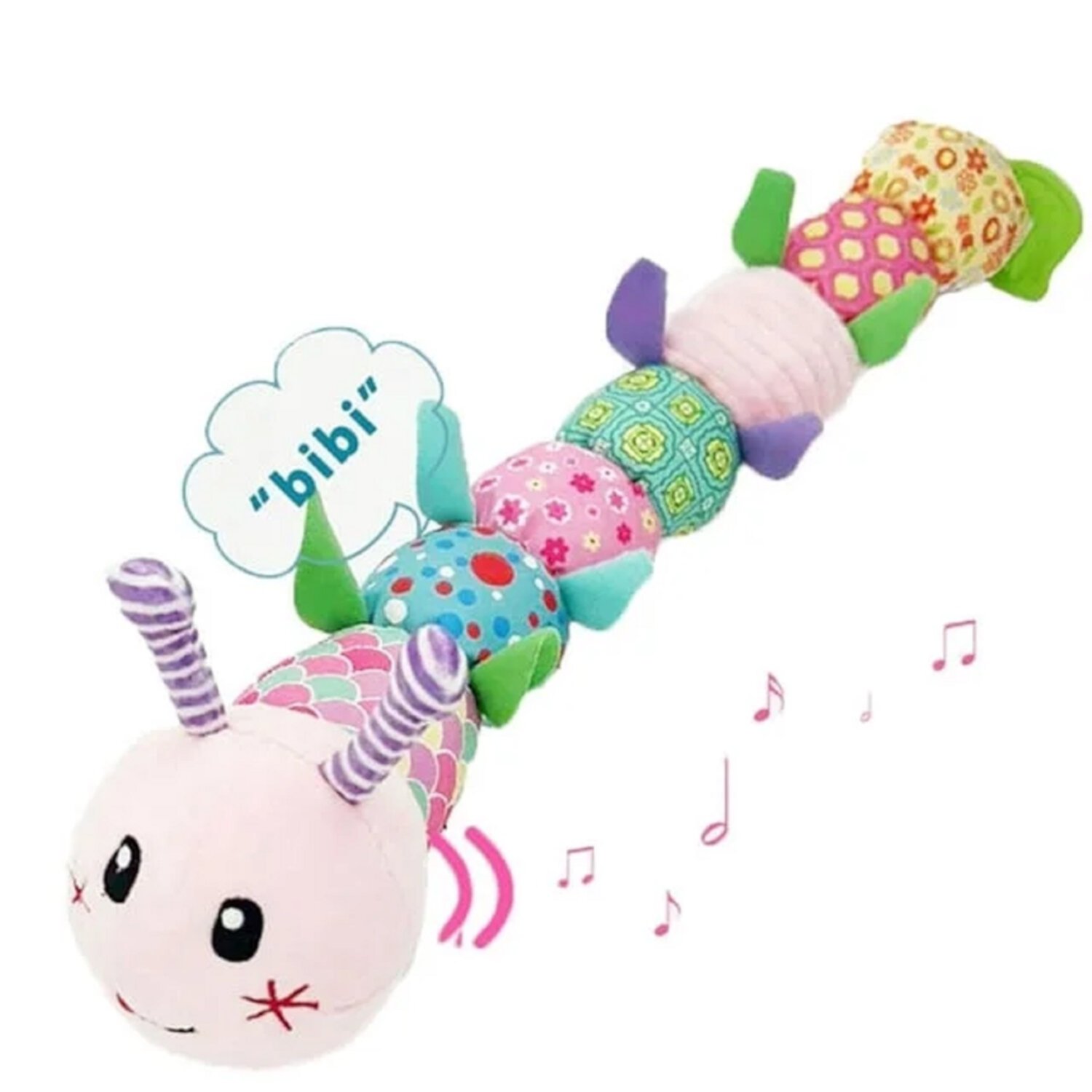 SZDUDU Baby Toys 6-12 Months, Musical Caterpillar Infant Toy with Multi-Sensory Crinkle, Rattle and Textures, Learning Activity Toys Gifts for Newborn 1 2 Year Old Boys Girls SZDUDU