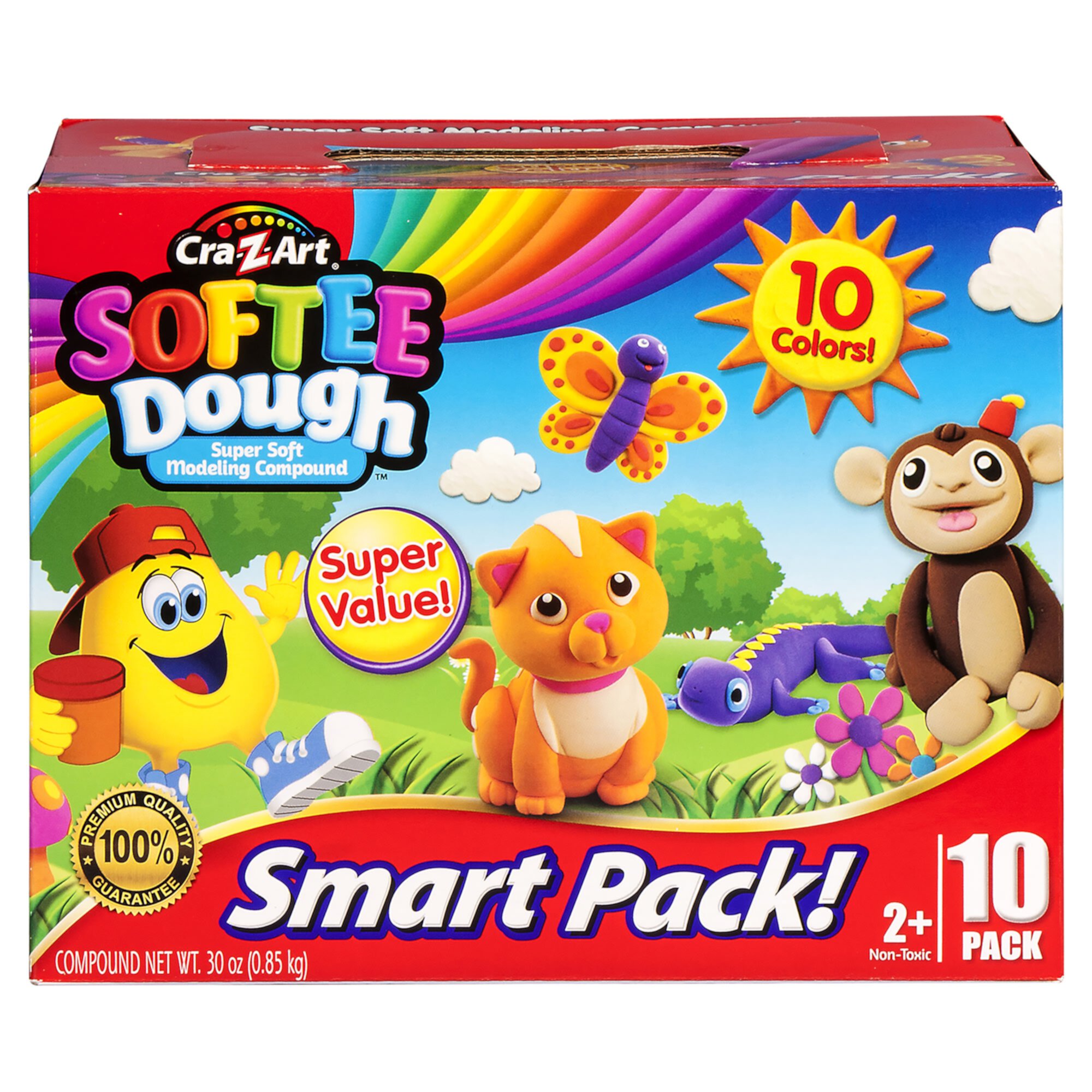 Cra-Z-Art: Softee Dough Smart Pack in Assorted Colors, 10 Cans Cra-Z-Art