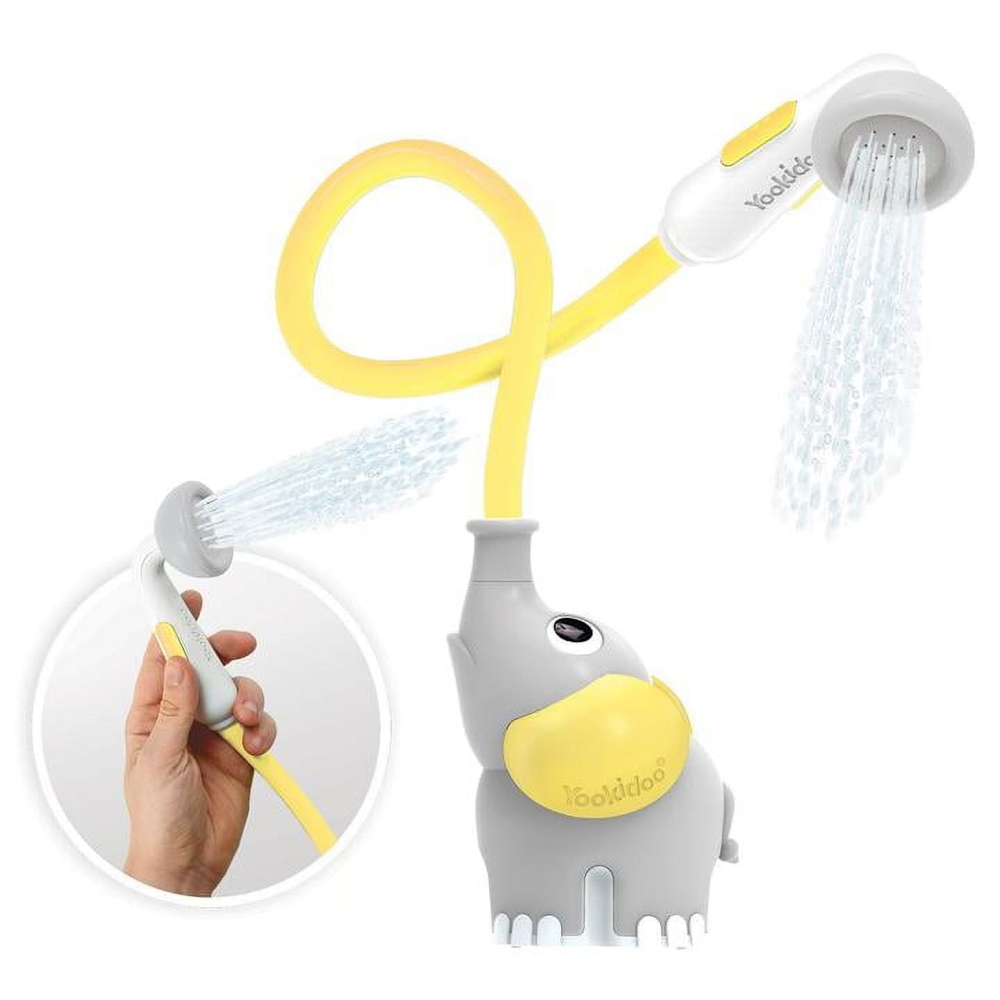 Yookidoo Elephant Baby Shower™ - Yellow Elephant Water Pump and Trunk Spout Rinser - for Newborn Babies in Tub Or Sink Visit the Yookidoo Store