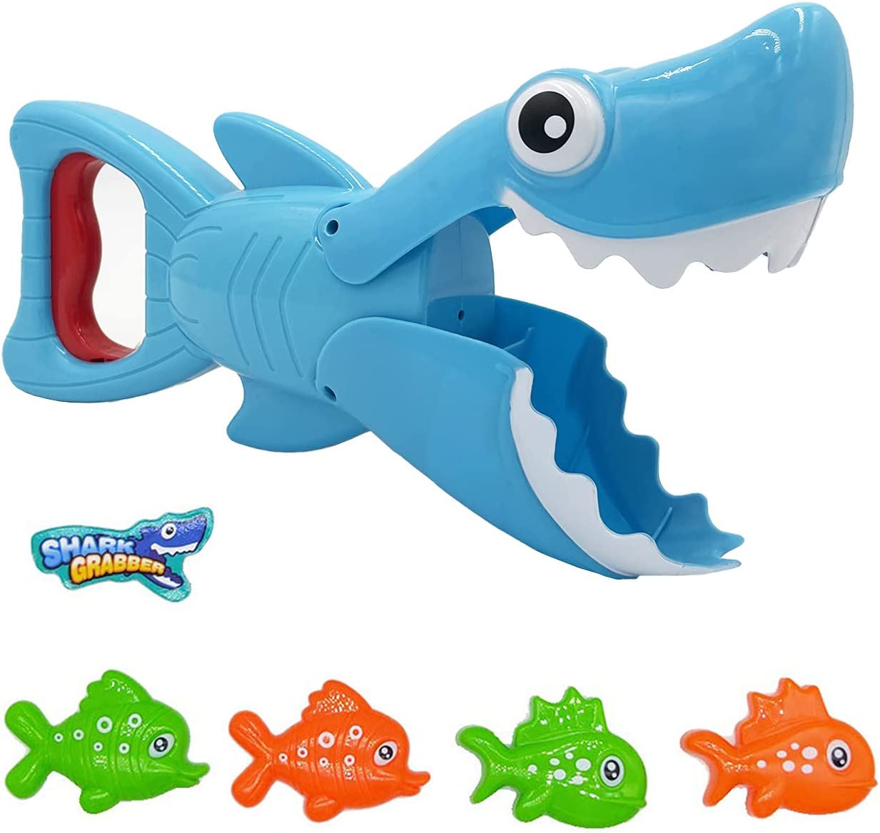 Juguetes de Baño para Bebés, Juguetes de Baño de Tiburón para Niños Pequeños de 3, 4, 5 y 6 Años, Juguetes de Bañera de Piscina Shark Grabber para Niños INvench