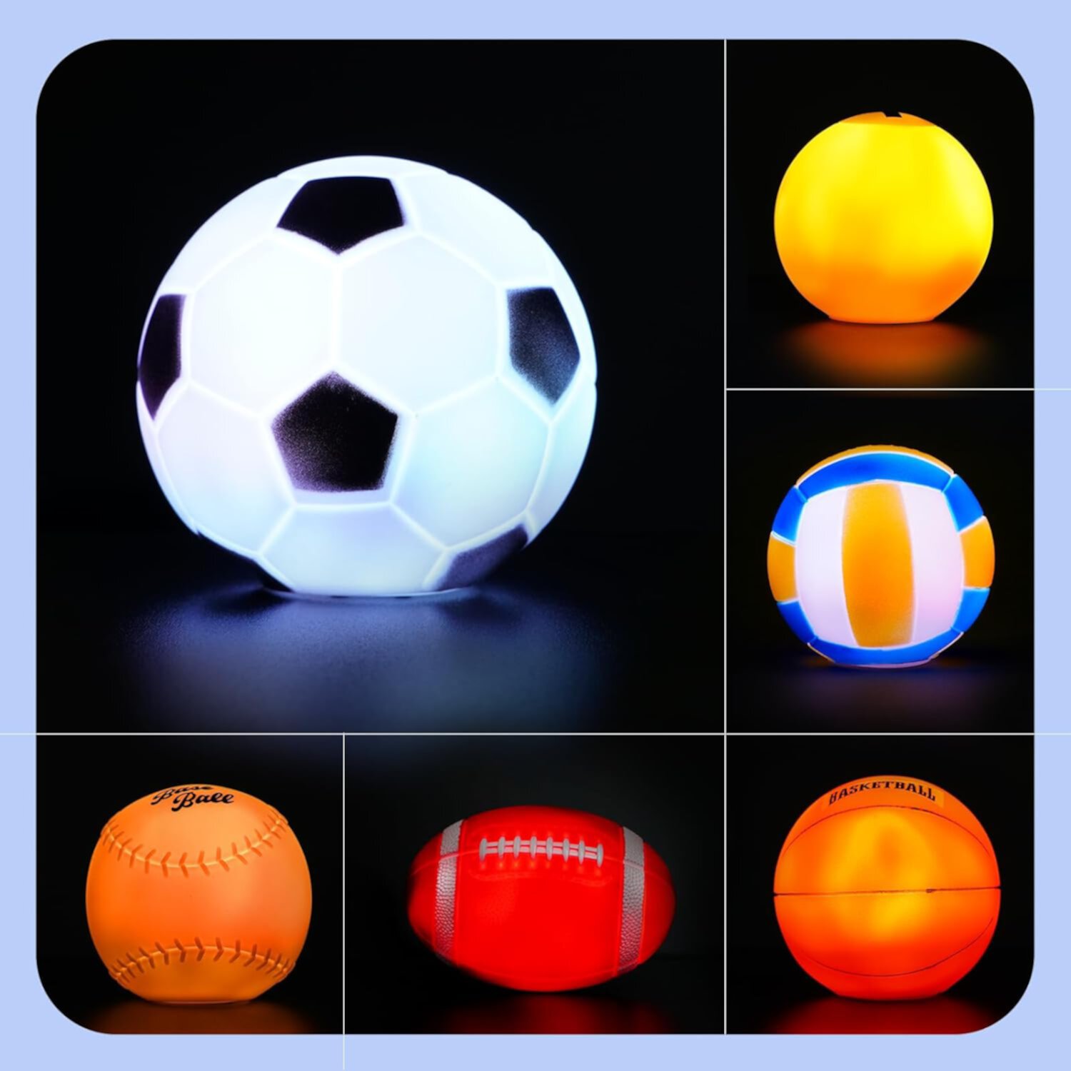 Baby Bath Toys - Bathtub Toys Toddlers Age 1-3 - Light-Up Floating Ball Toys - Pool Bathtub Tub Toys for Kids 1 2 3 4 5 Year Old Boys Girls Style-Carry