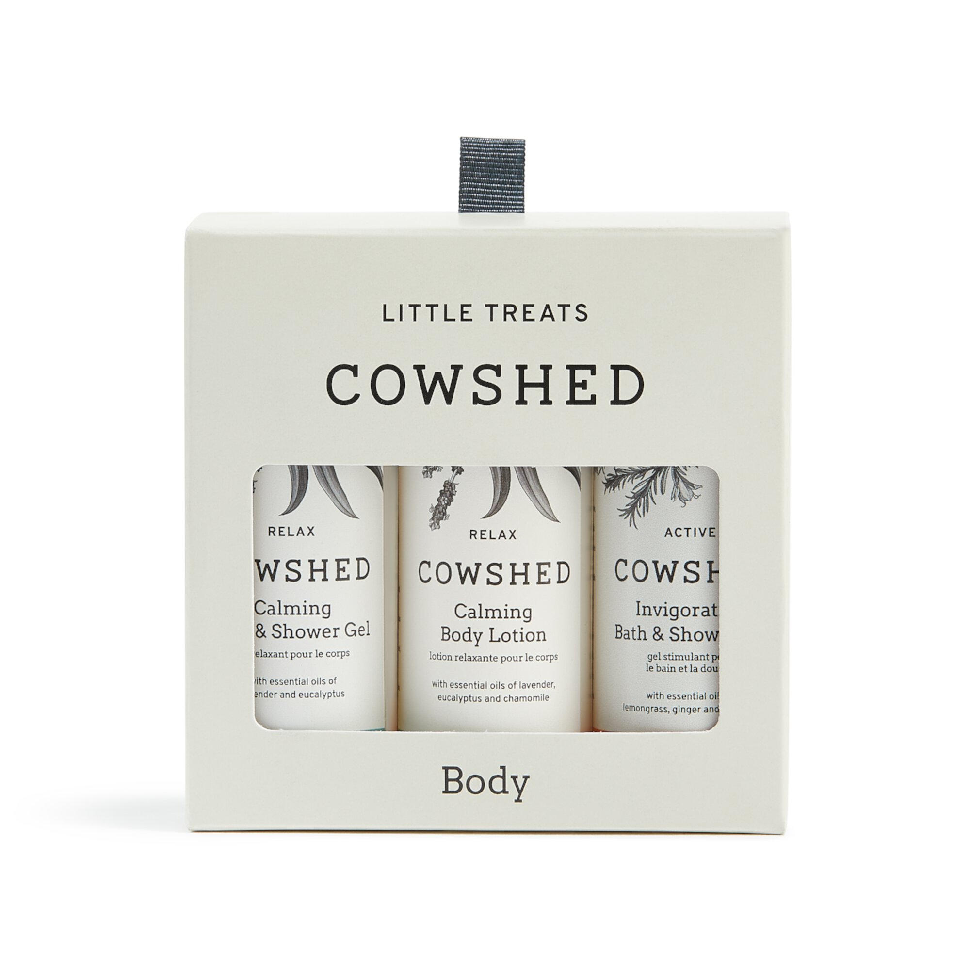 ($25 Value) Cowshed Little Treats Ornament, 3-Piece Travel Body Care Set Cowshed