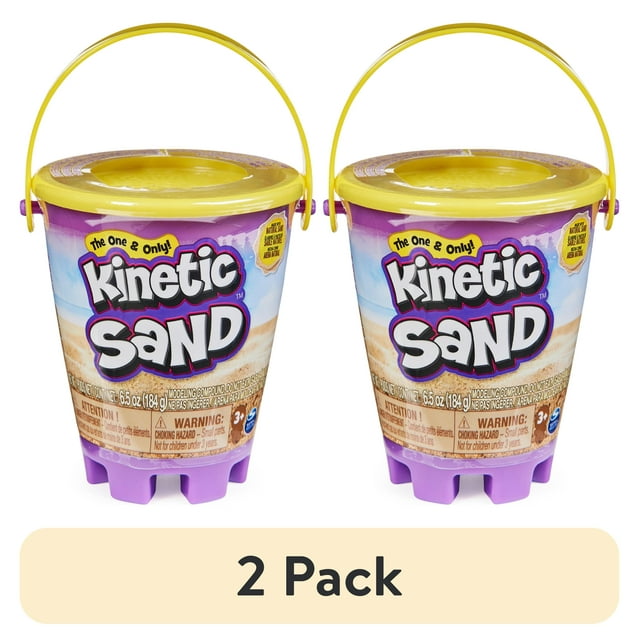 (2 pack) Kinetic Sand Mini Sand Pail Kinetic Sand